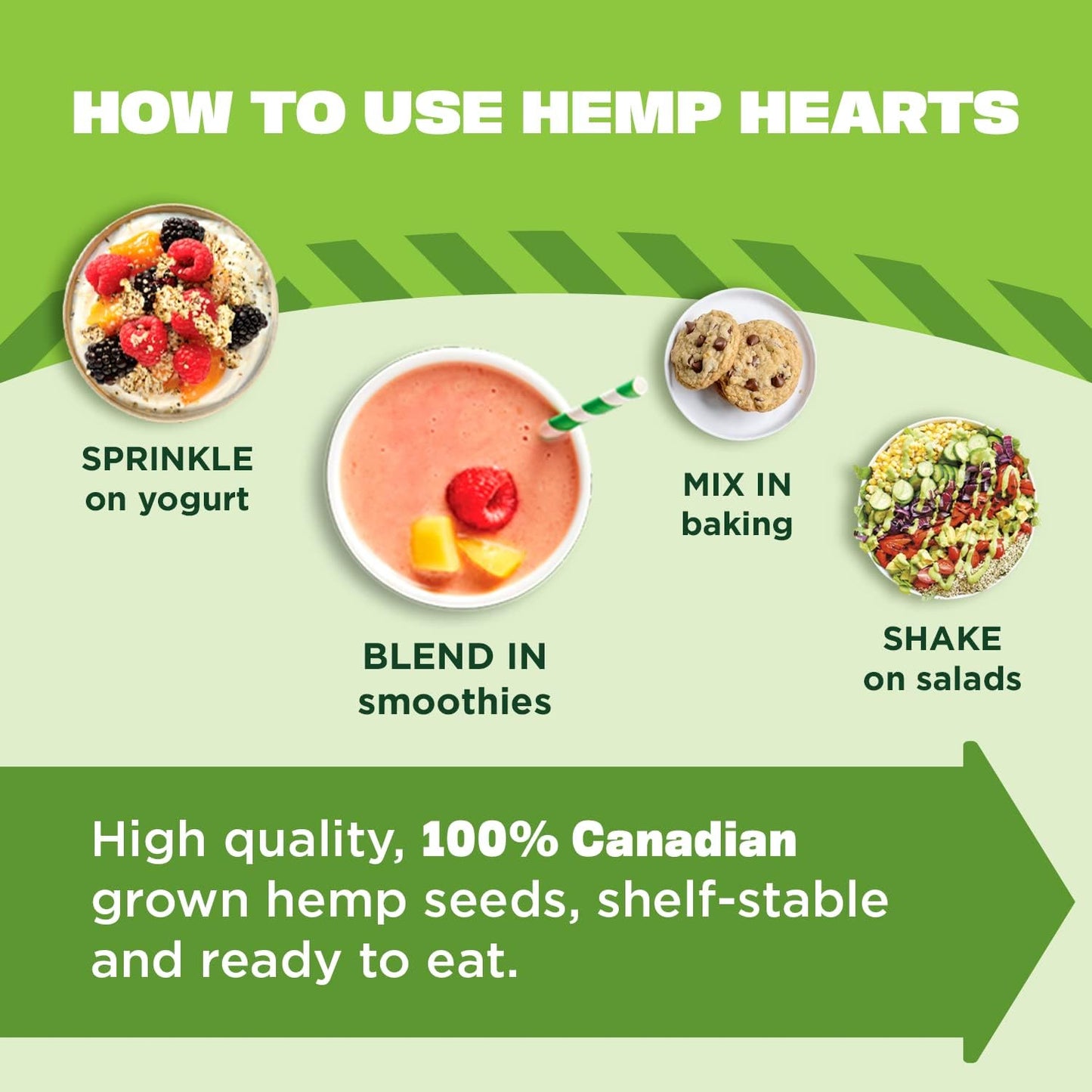 Manitoba Harvest Organic Hemp Hearts Shelled Hemp Seeds, 340g; 10g Plant-Based Protein & 12g Omegas per Serving, Whole 30 Approved, Vegan, Keto, Paleo, Non-GMO, Gluten Free 🍁 All In One Marketplace Canada