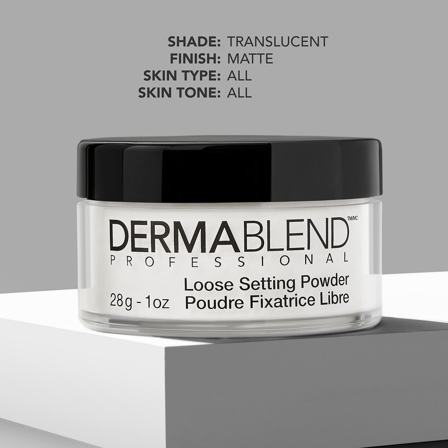 Dermablend Loose Setting Powder, Translucent Powder for Face Makeup, Mattifying Finish and Shine Control, 28g 🍁 All In One Marketplace Canada