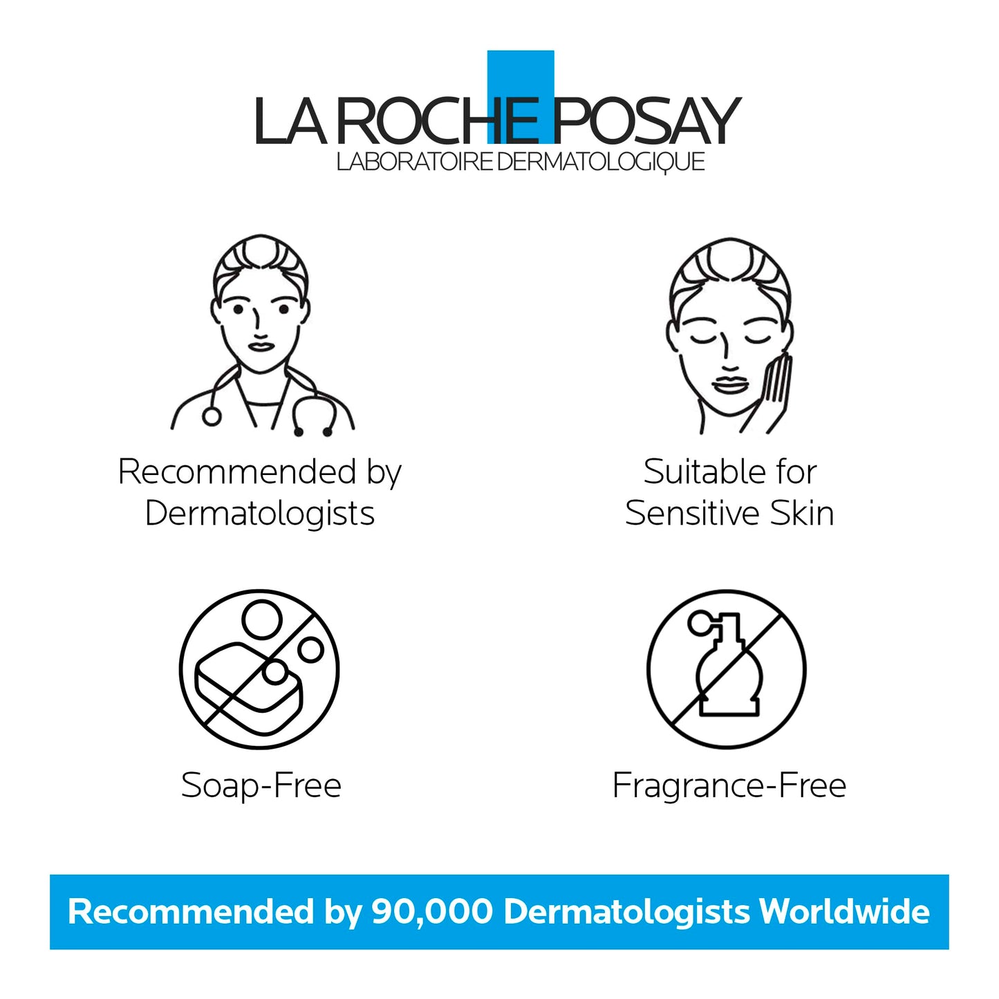 La Roche-Posay Face Cleanser, Toleriane Purifying Foaming Cream for Sensitive Skin with Glycerin, Cleanser and Makeup Remover, Fragrance Free, Preservative Free, Soap Free, Dermatologist Recommended Brand, 125 ML 🍁 All In One Marketplace Canada