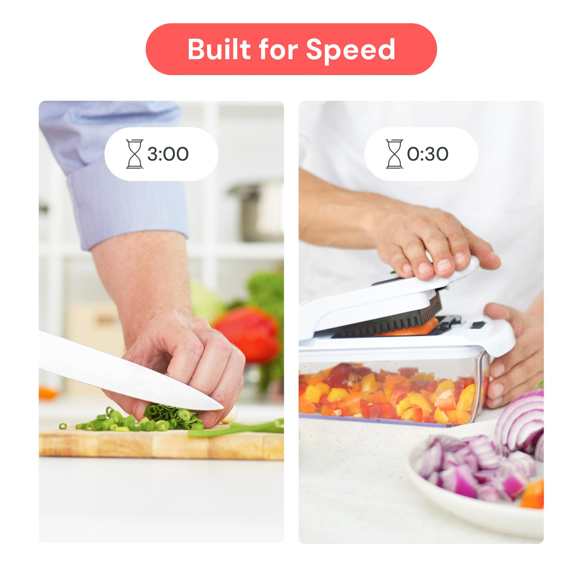 Fullstar Pro Original - Vegetable Chopper, Cutter & Spiralizer - 4 Blades 🍁 All In One Marketplace Canada