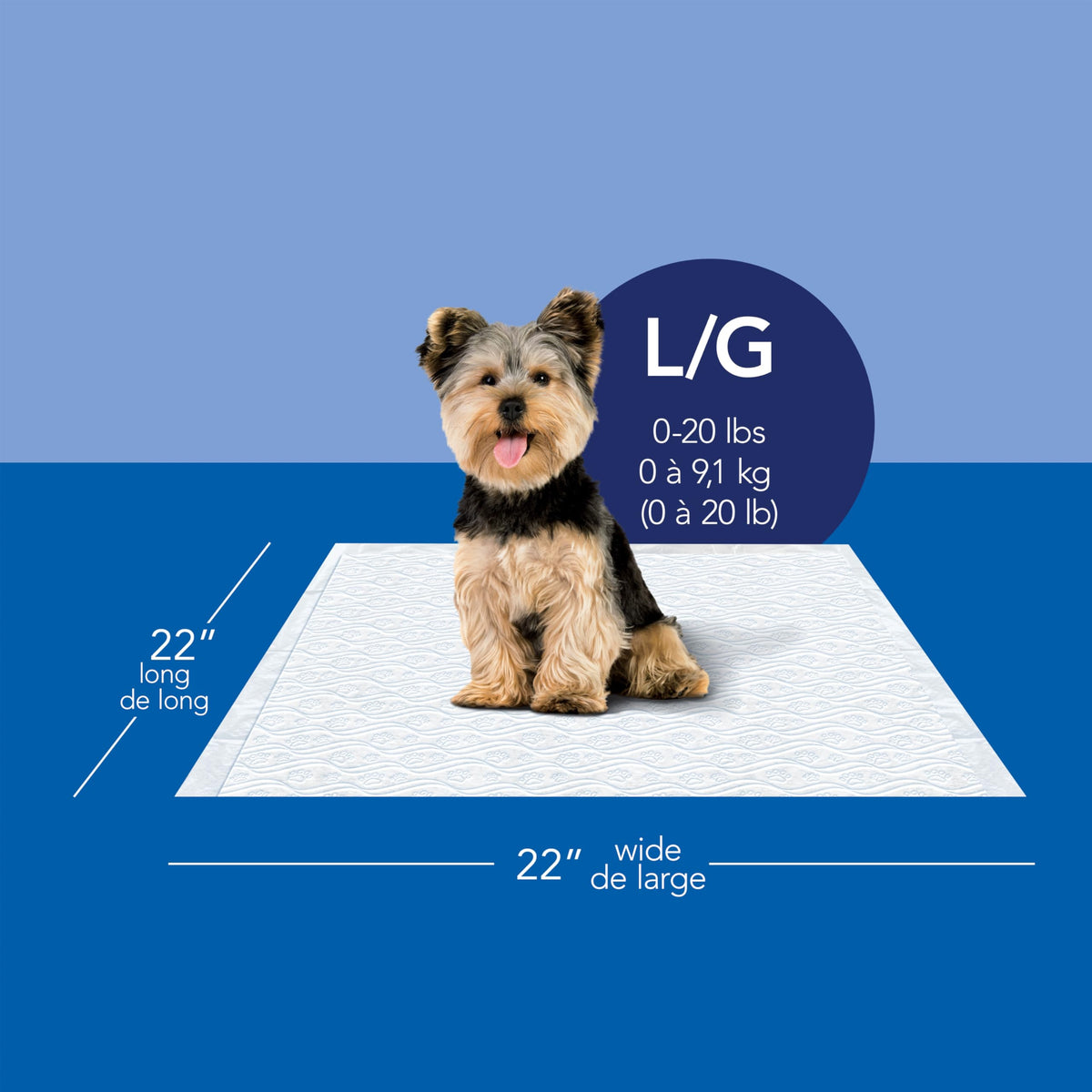 Scott Pet Guard Dog Pads, 12 Hour Odor Control, Large, 22" x 22", 50-Pack 🍁 All In One Marketplace Canada