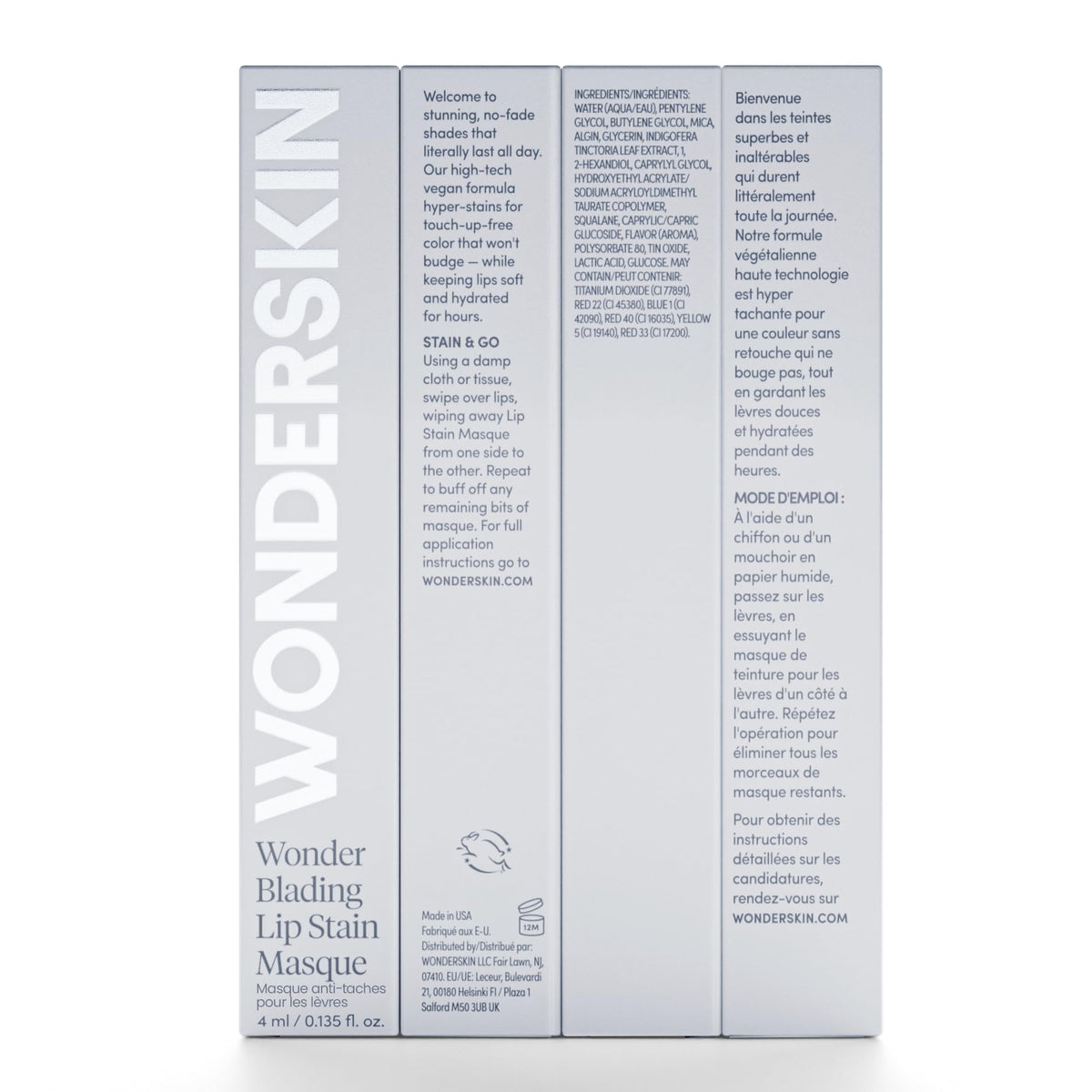 Wonderskin Wonder Blading All Day Lip Stain Peel Off Masque - Long Lasting, Waterproof and Transfer Proof Nude Lip Tint, Matte Finish Peel Off Makeup (XOXO Masque) 🍁 All In One Marketplace Canada