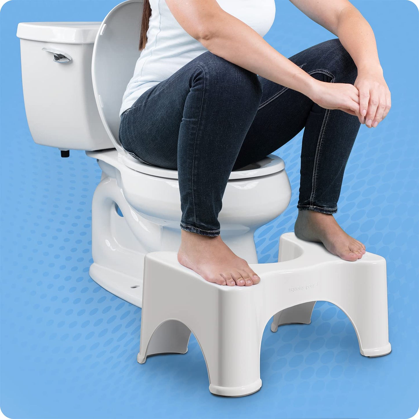 Squatty Potty The Original Bathroom Toilet Stool, White, 9" 🍁 All In One Marketplace Canada