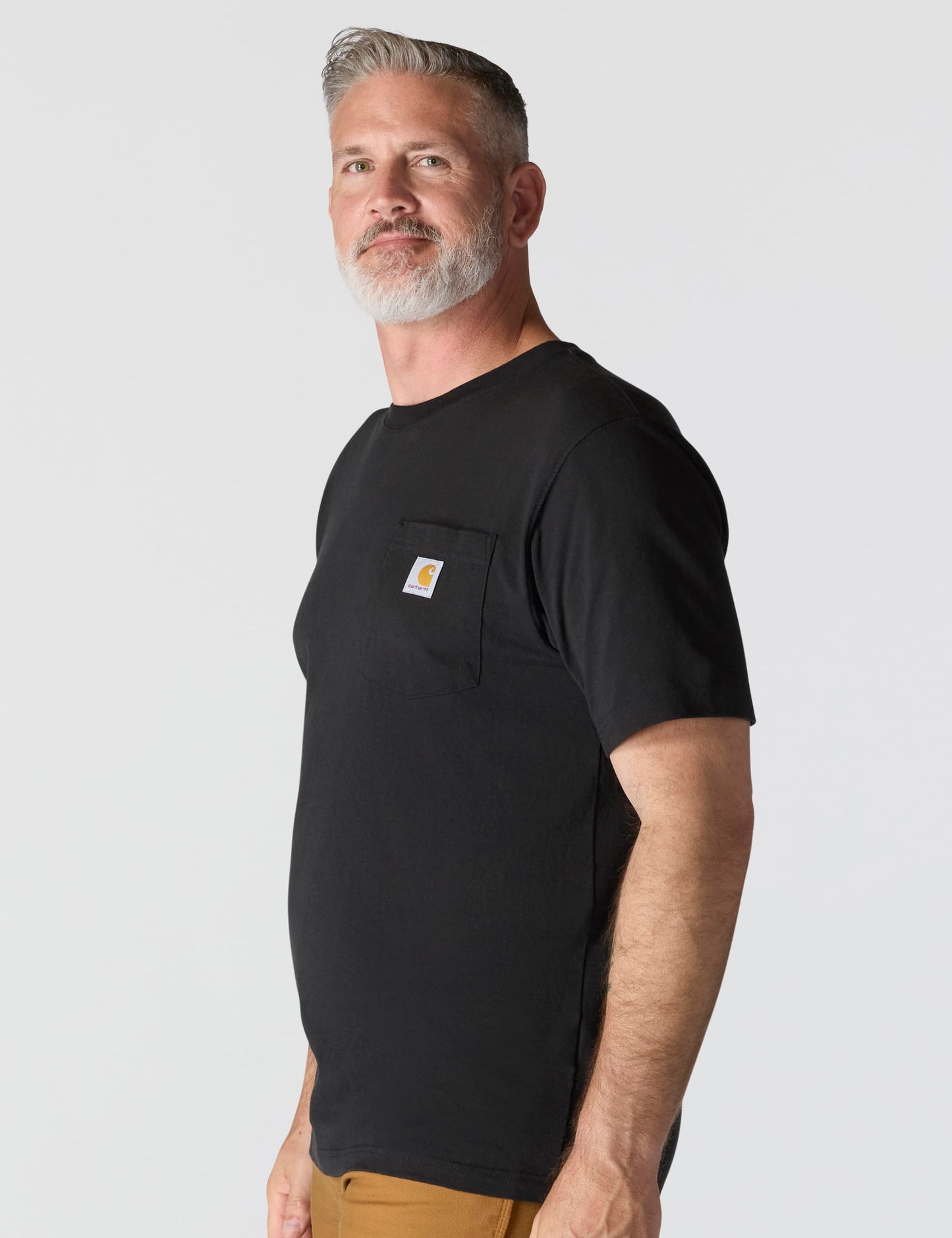 Carhartt Men's K87 Workwear Short Sleeve T-Shirt (Regular and Big & Tall Sizes), Black, Meduim 🍁 All In One Marketplace Canada