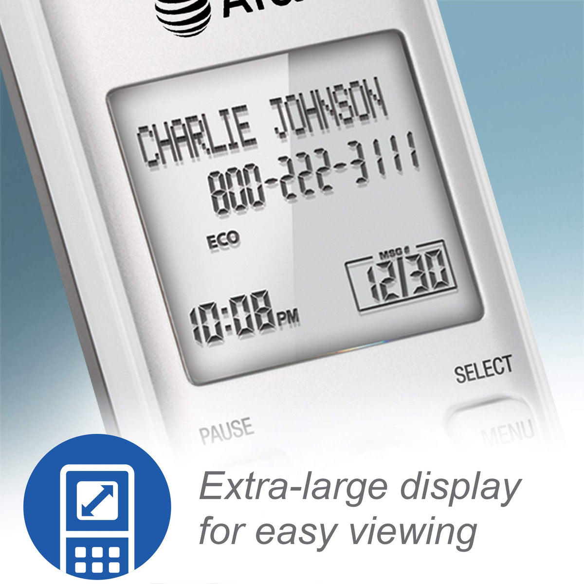 AT&T DECT 6.0 3 Cordless Phones with Caller ID, Handset Speakerphones, White and Grey 🍁 All In One Marketplace Canada