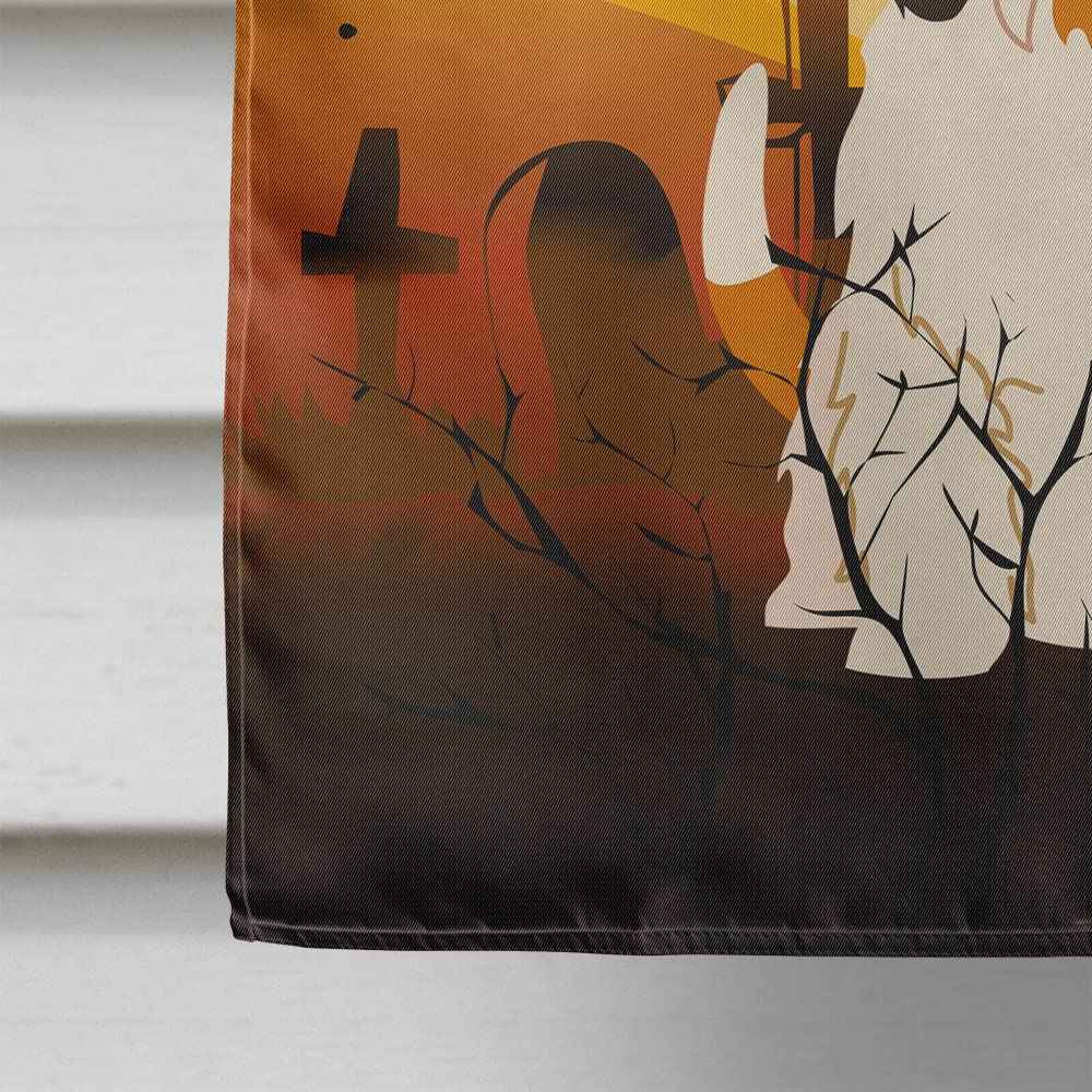 Caroline's Treasures BB4345CHF Halloween Petit Basset Griffon Veenden Flag Canvas House Size, Large, Multicolor