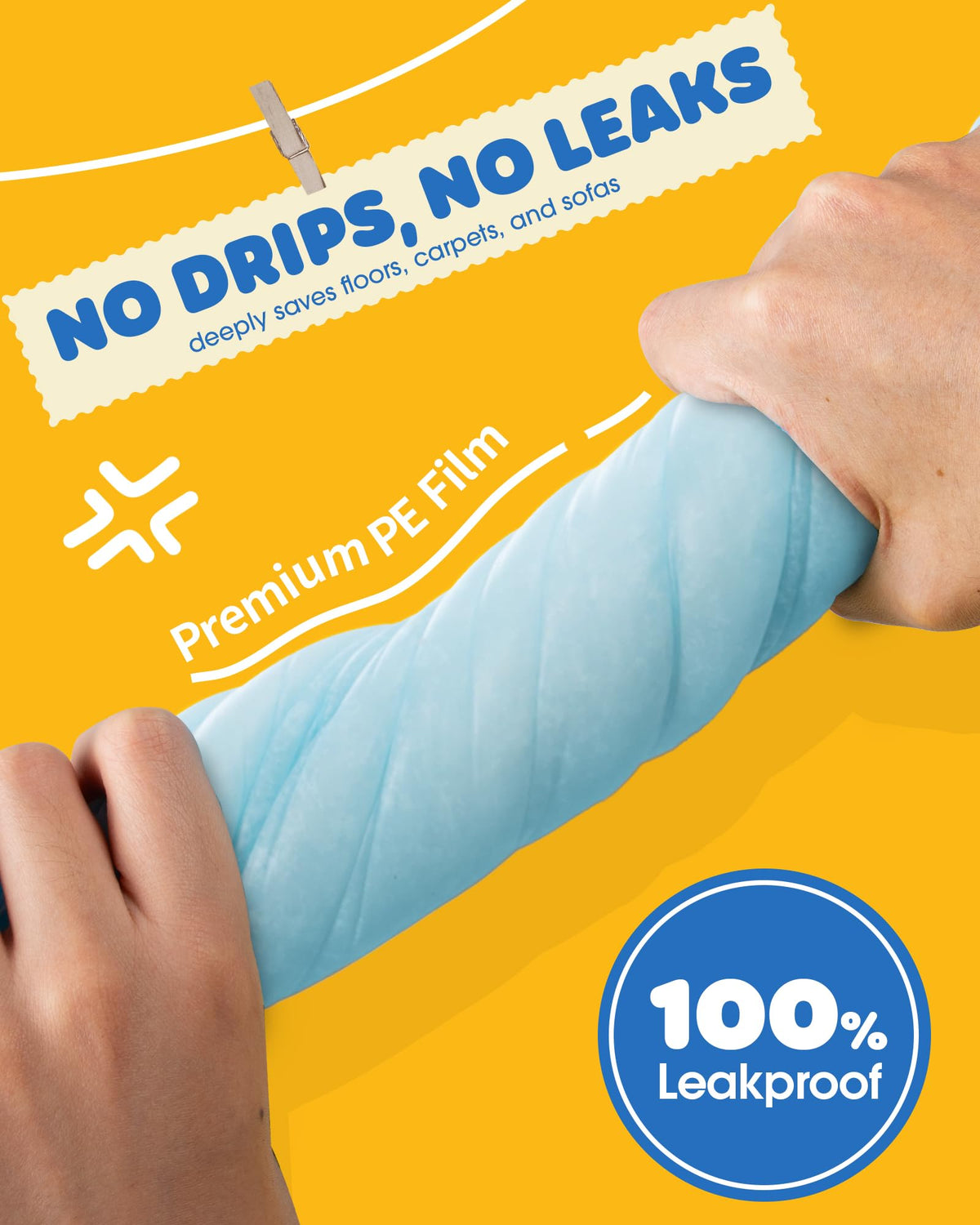 Powools 50-Pack X-Larg Puppy Pads - 34" x 28" Extra Large Pee Pads for Dogs with 6-Layer Leakproof Protection, Quick-Dry and Disposable Dog Pads with High Absorbency for Easy Potty Training 🍁 All In One Marketplace Canada
