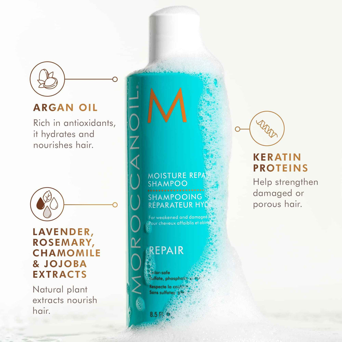 Moroccanoil Moisture Repair Shampoo, 8.5 Fl. Oz. 🍁 All In One Marketplace Canada