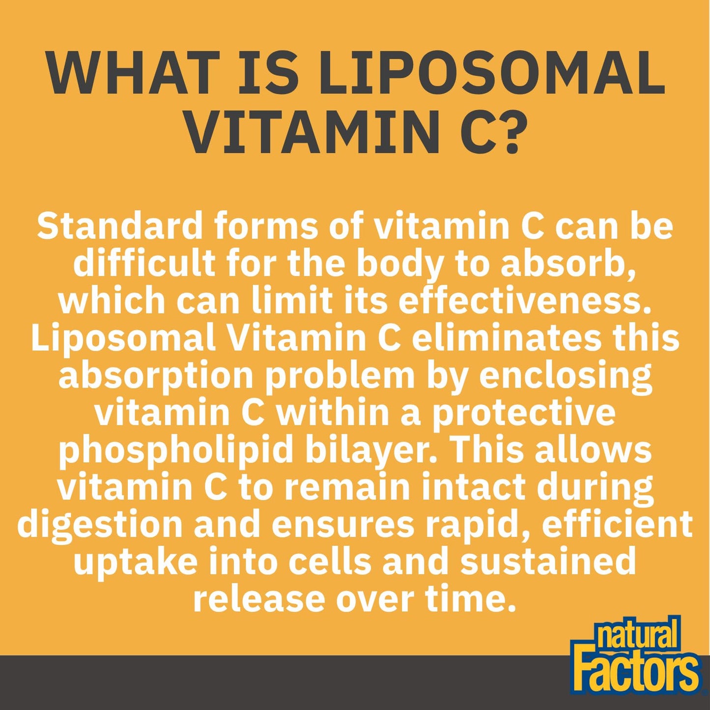Natural Factors Liposomal Vitamin C, HIGH ABSORPTION, 180 Liquid Softgels, 1000 mg per Serving (2 Softgels), Immune Support, Antioxidants, Proudly Canadian 🍁 All In One Marketplace Canada
