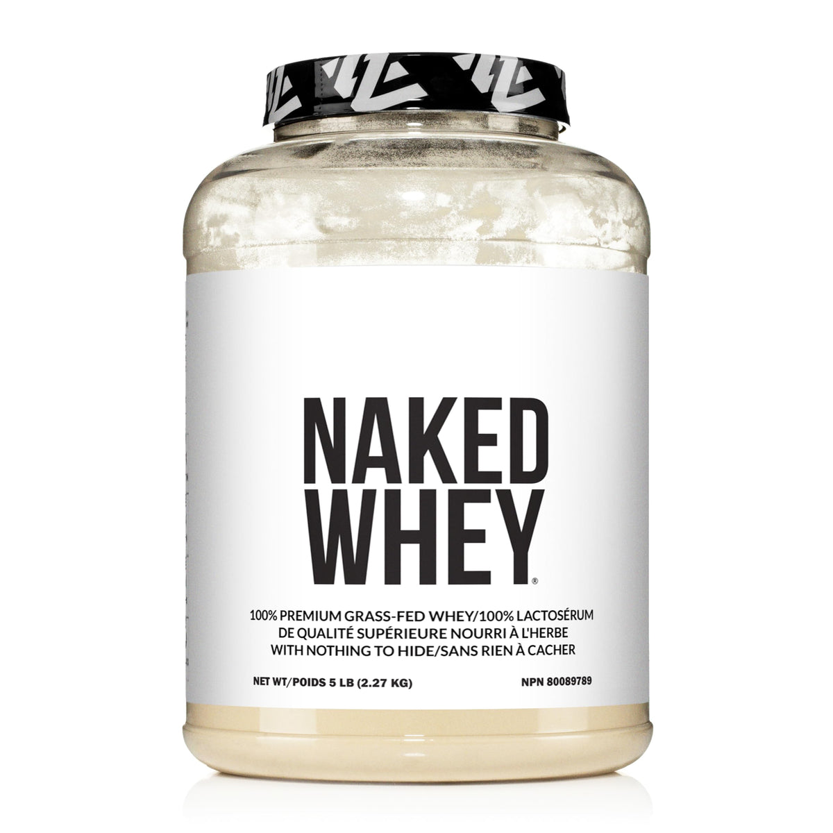 NAKED WHEY 5LB 100% Grass Fed Whey Protein Powder - 1 Undenatured, Bulk, Unflavored - GMO, Soy, and Gluten Free - No Preservatives - Stimulate Muscle Growth - Enhance Recovery - 76 Servings 🍁 All In One Marketplace Canada