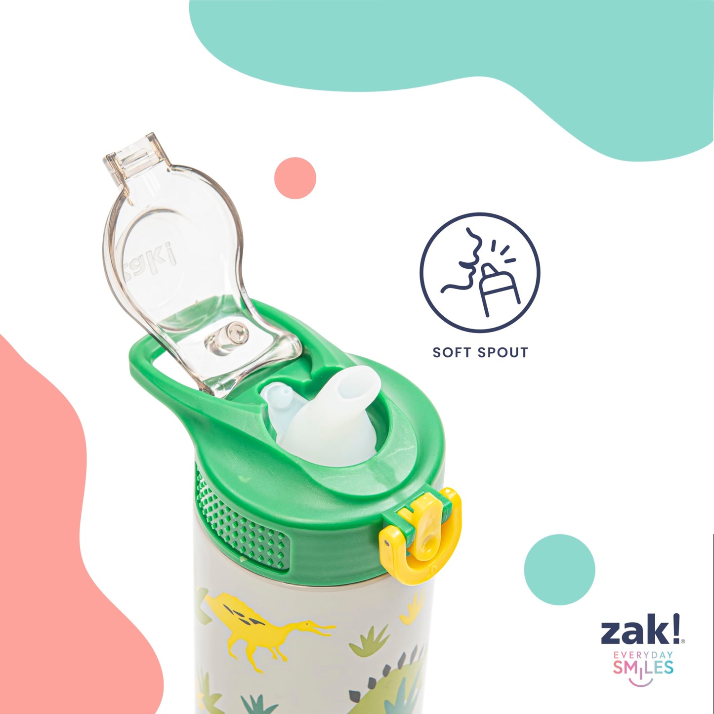 Zak Designs Kpop Demon Hunters Sage 19oz Leak-Proof Straw Kids Water Bottle 🍁 All In One Marketplace Canada
