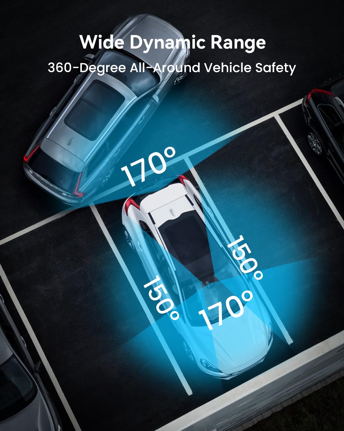 IIWEY N5 4 Channel Dash Cam, 360° All-Sides View, FHD 1080P Front and Rear Inside, Left Right Dash Camera for Cars, 8 IR Lamps, 5G WiFi & APP Control, 24H Parking Mode, G-Sensor, with a 128GB SD Card 🍁 All In One Marketplace Canada