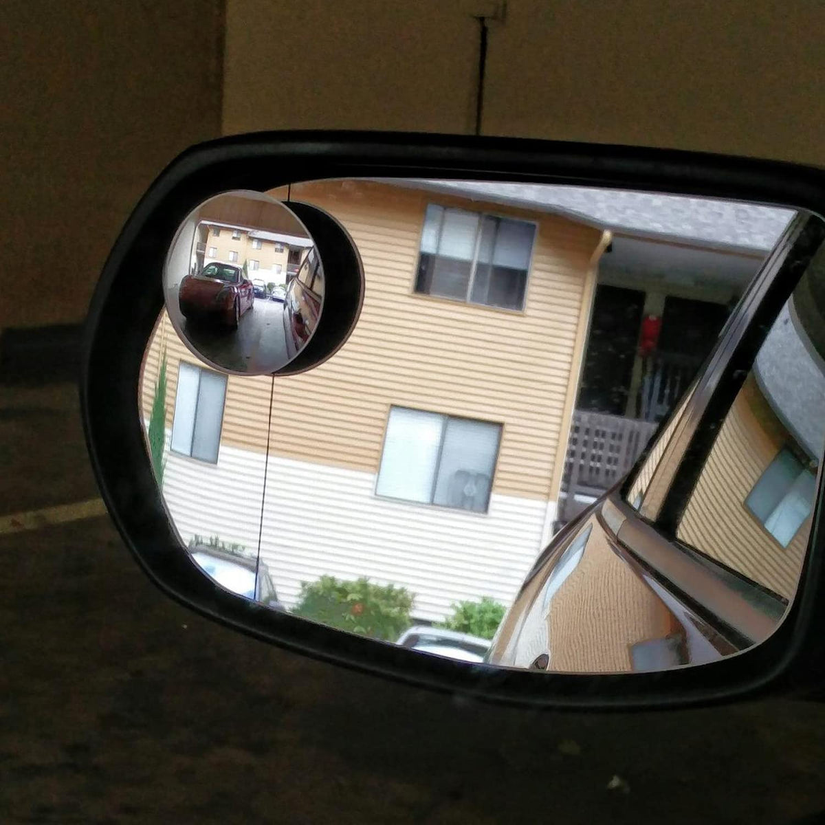 Ampper Blind Spot Mirror, 2" Round HD Glass Frameless Convex Rear View Mirror, Pack of 2 🍁 All In One Marketplace Canada