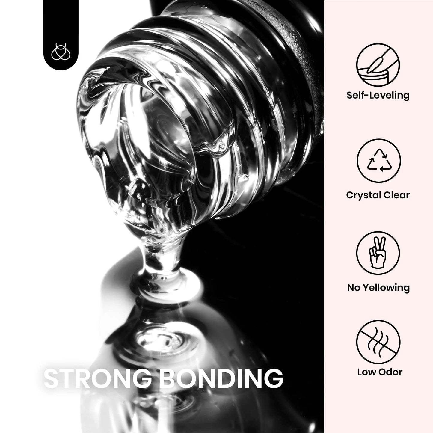 beetles Gel Polish 2Pcs 15ml Nail Glue Kit for Acrylic Nails, 5 in 1 Super Strong Brush in Nail Gel Glue for False Nails Tips and Gel Nail Polish Led Lamp Required 🍁 All In One Marketplace Canada