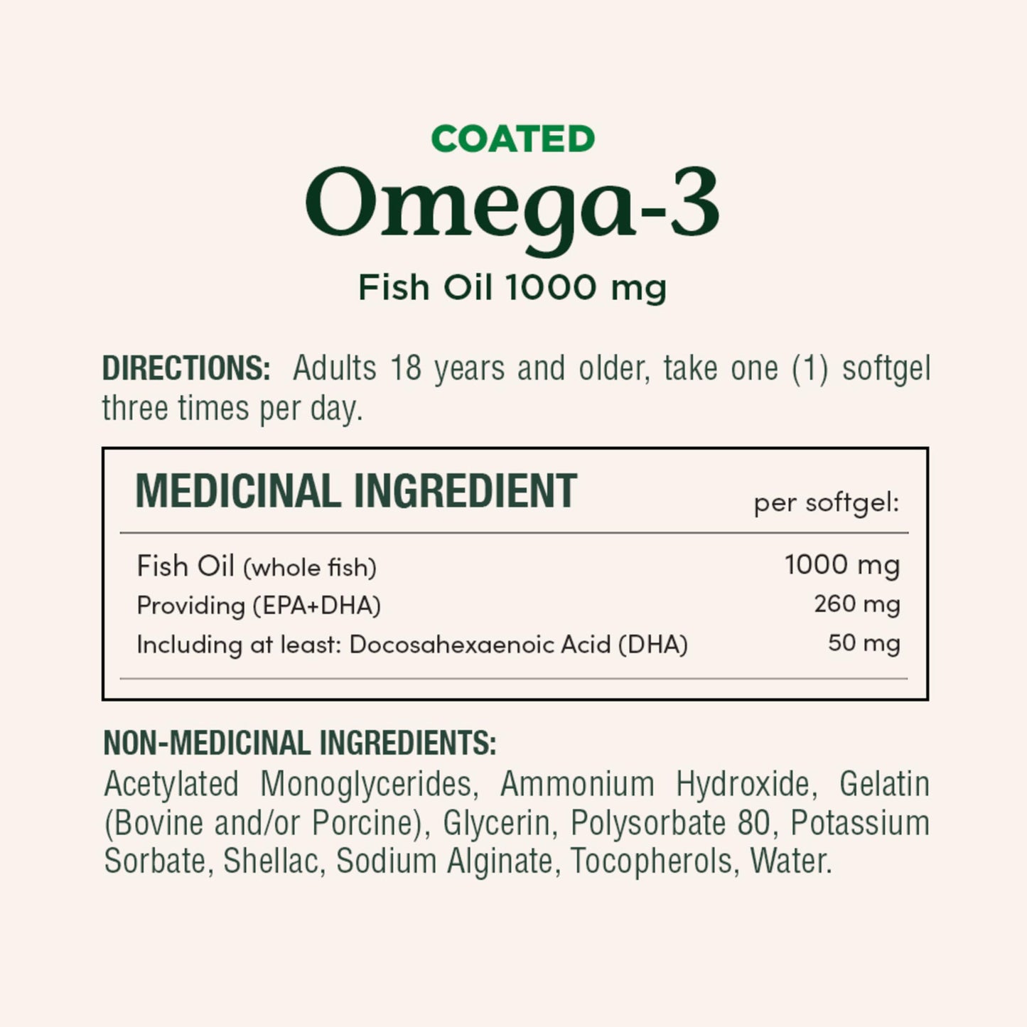NATURE'S BOUNTY Omega-3 Fish Oil, 1000 mg, Softgels, 262.1 g 🍁 All In One Marketplace Canada