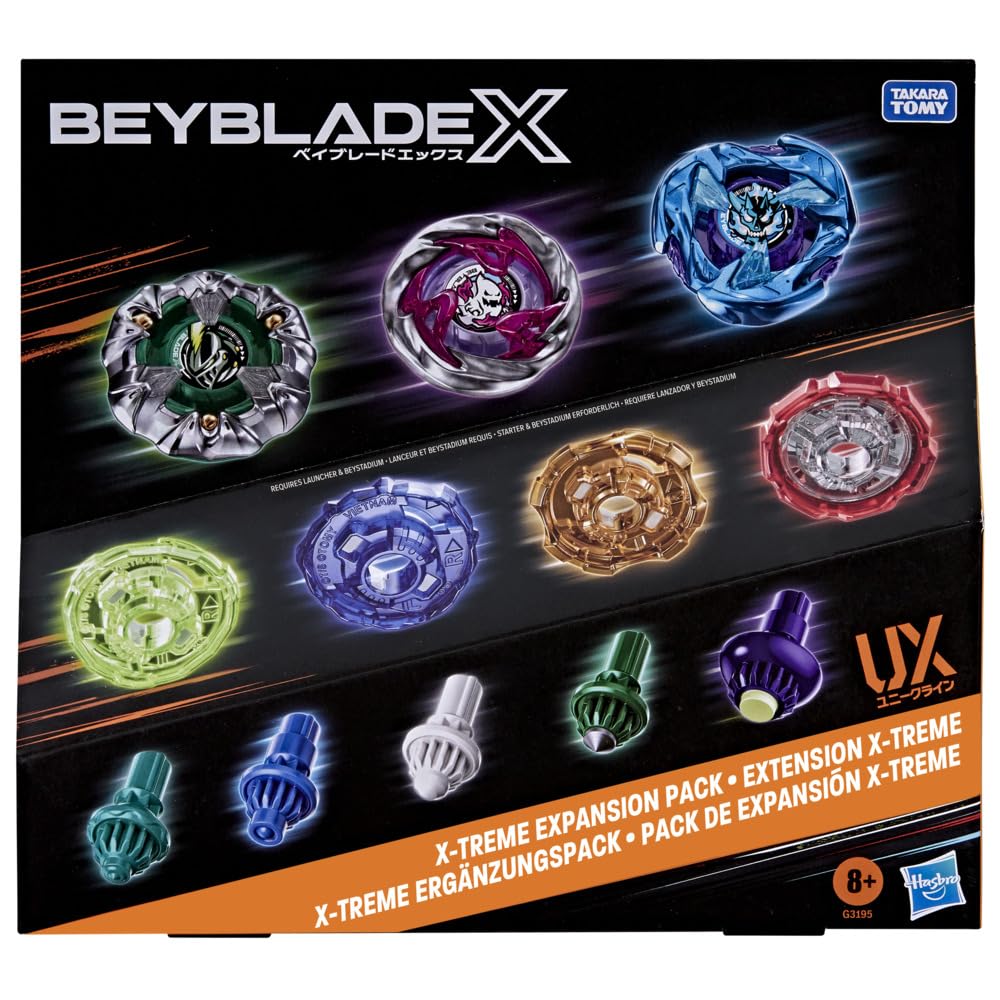 Beyblade X X-treme Expansion Pack | Includes 3 Blades, 4 Ratchets, 5 Bits | Battling Tops Game Toys, Ages 8+ 🍁 All In One Marketplace Canada