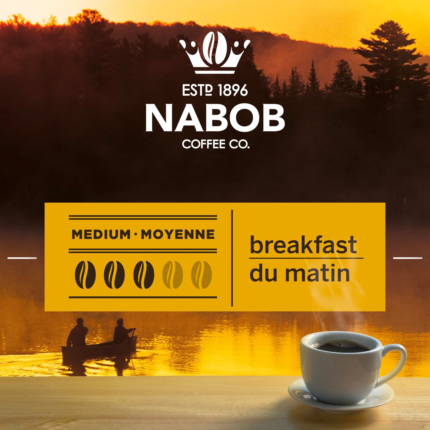 Nabob Breakfast Blend 100% Compostable Pods, 56 Pods 🍁 All In One Marketplace Canada
