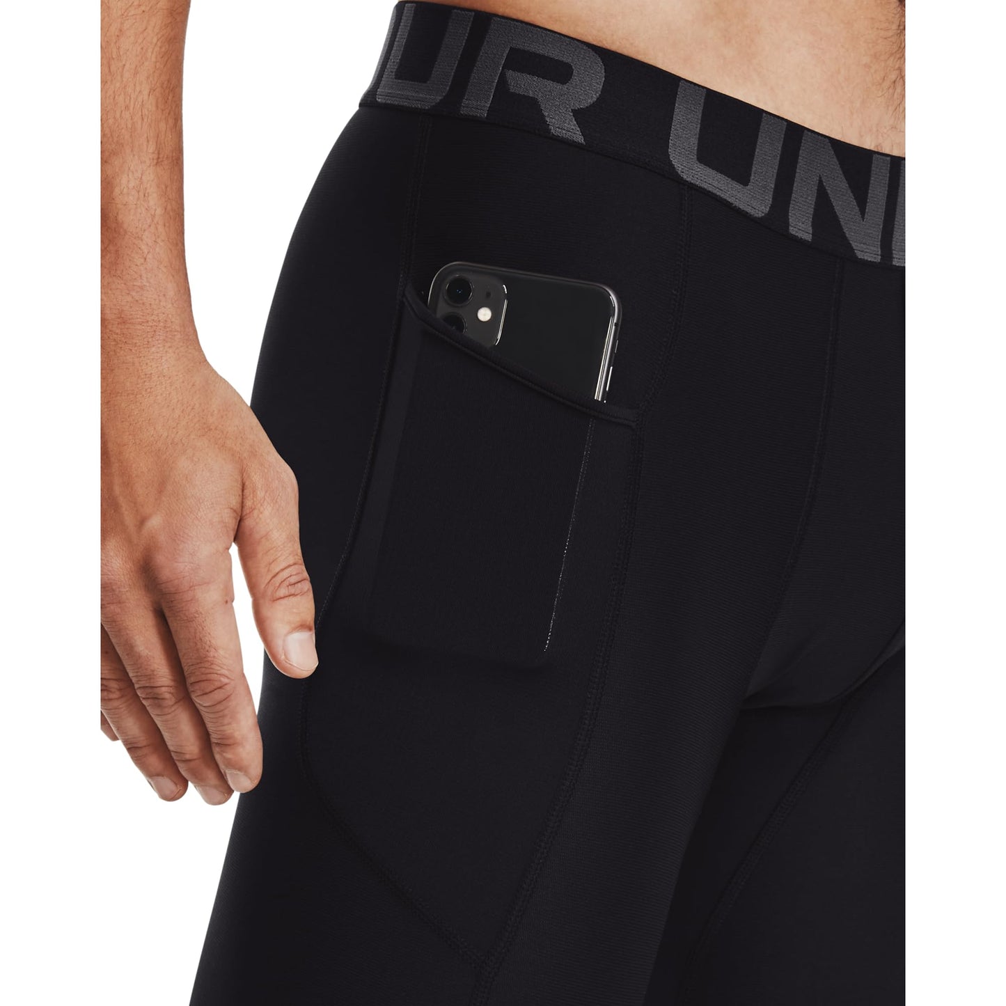 Under Armour Men's Armour HeatGear Leggings , Black (001)/Pitch Gray, Large 🍁 All In One Marketplace Canada