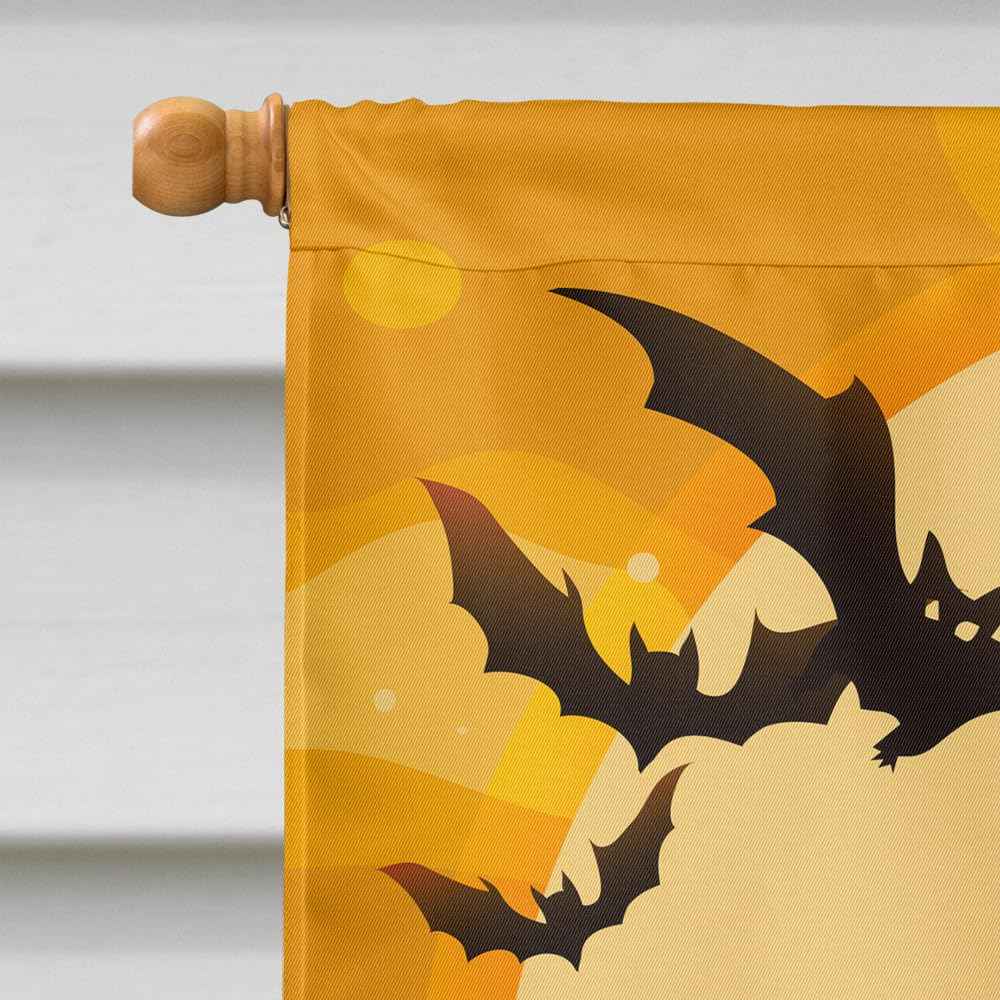 Caroline's Treasures BB4305CHF Halloween Border Terrier Flag Canvas House Size, Large, Multicolor