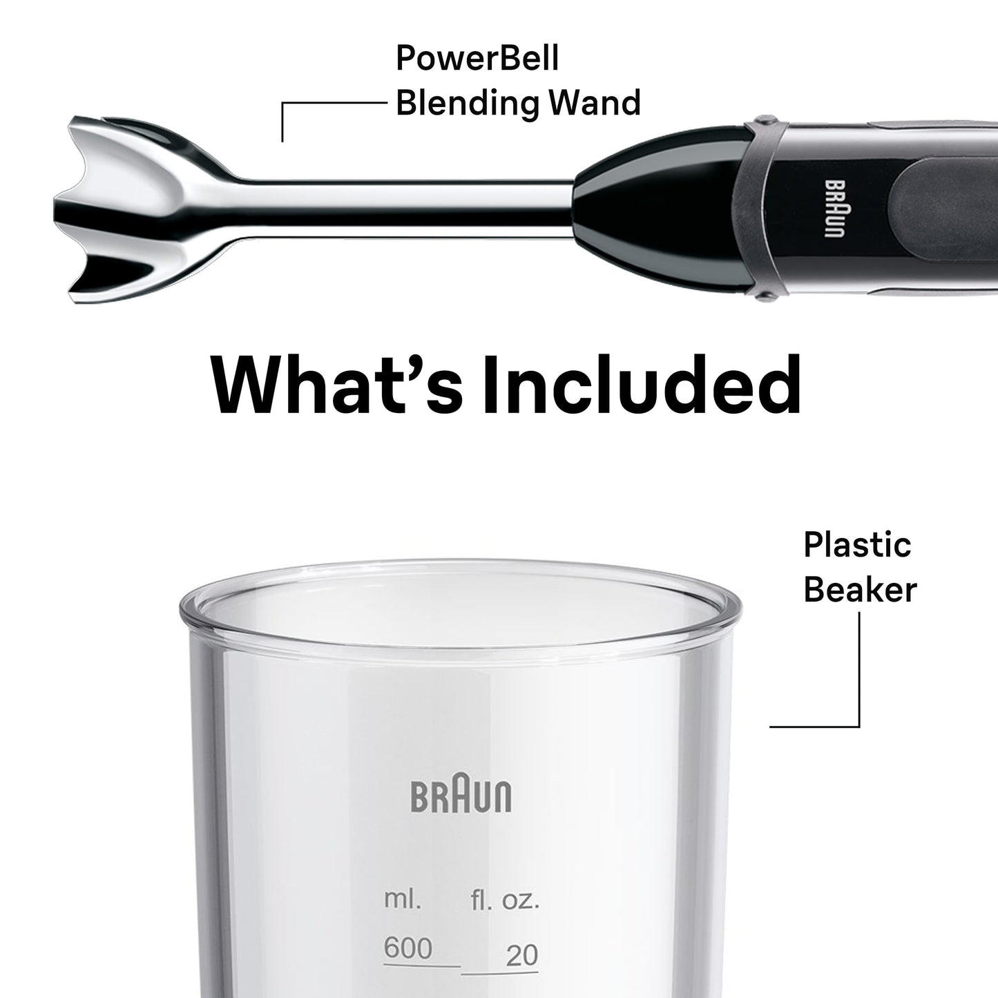 Braun MQ5000 Vario Hand Blender Stick – 21-Speed Immersion Blender Handheld with Turbo Boost, Stainless Steel Blades, SplashControl, EasyClick System, 400W, Mixer for Soups & Smoothies 🍁 All In One Marketplace Canada