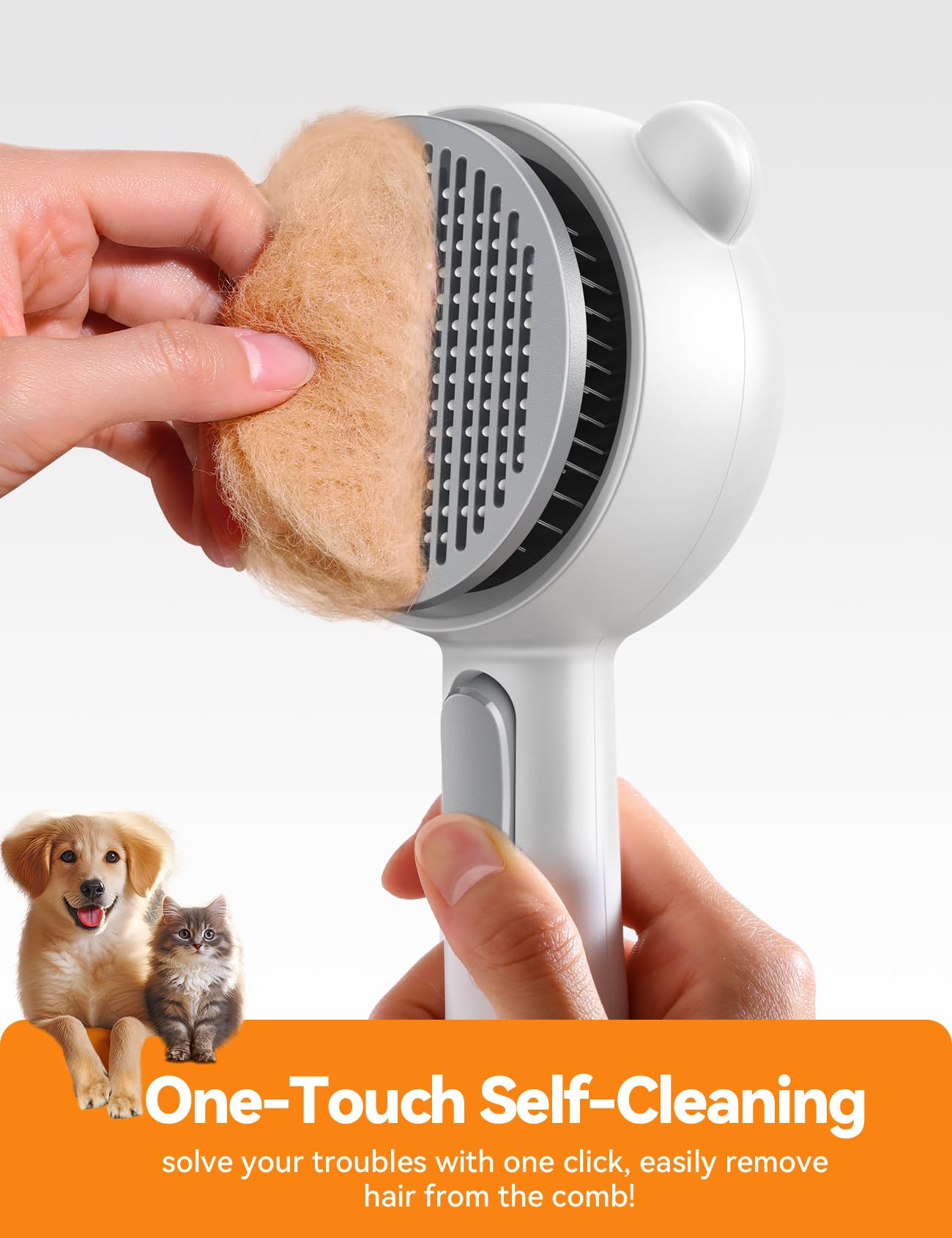 Cat Steam Brush, Cat Brushes for Indoor Cats with Release Button, Dual Speed Spray USB Rechargeable Cat Grooming Supplies, Cat Brush Shedding Suitable for All Long-haired and Short-haired Pets 🍁 All In One Marketplace Canada