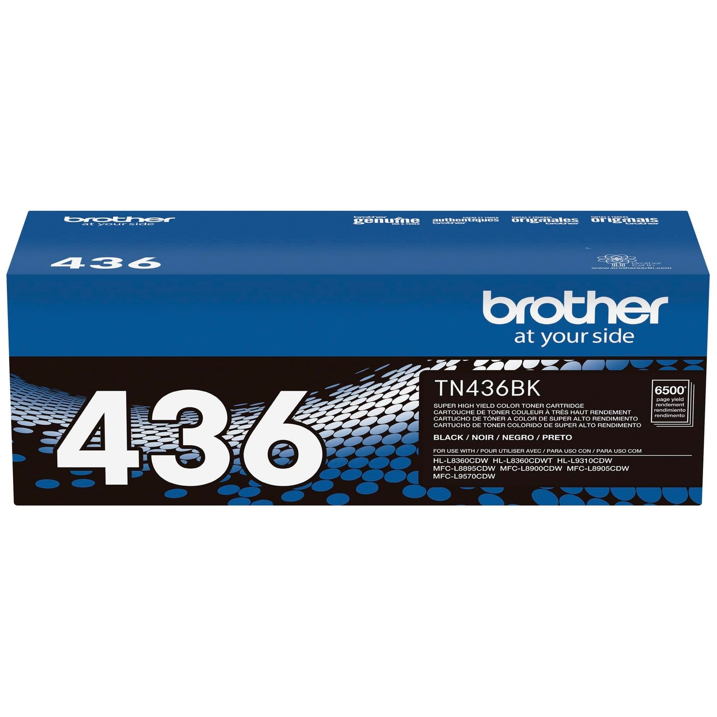 Brother Original TN436BK Super High-Yield Black Toner Cartridge, Higher Yield for Value, Original Toner Replacement Cartridge, Toner for Brother Laser Printers HL-L8360CDW, MFC-L8610CDW, and More 🍁 All In One Marketplace Canada