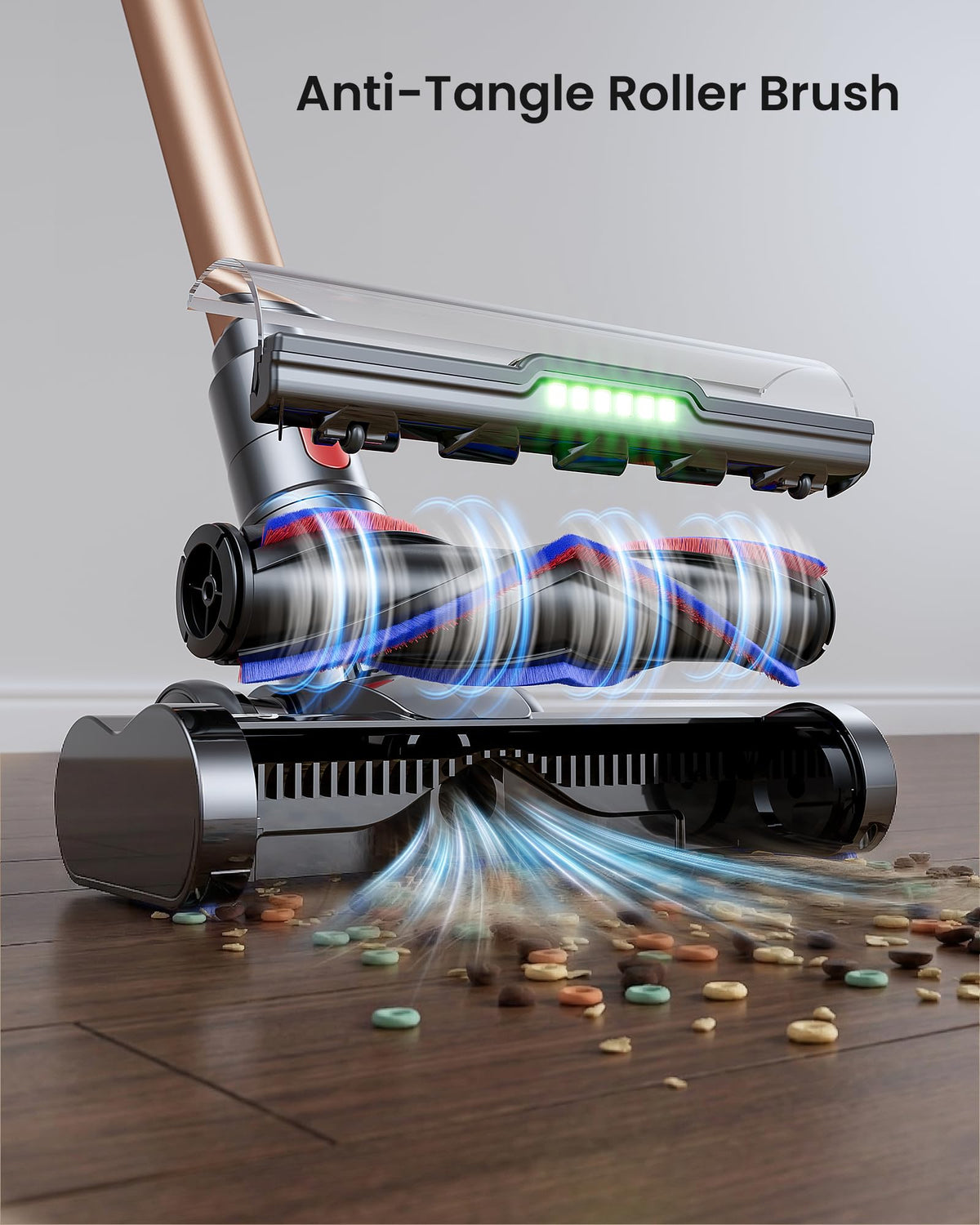 Cordless Vacuum Cleaner, 650W 55KPA 70 Mins Vacuum Cleaners with Hurricane Mode, Anti-Tangle Brush, 1.8L Dust Cup, Self-Standing Stick Vacuum Cordless for Hard Floors, Carpet & Pet Hair 🍁 All In One Marketplace Canada