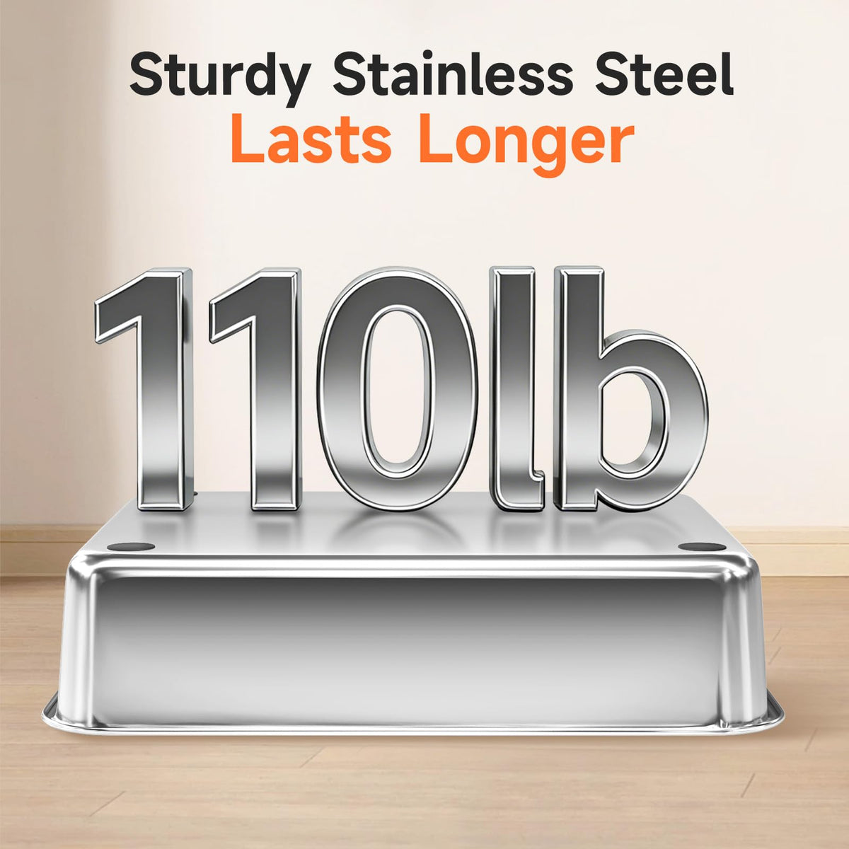 Stainless Steel Cat Litter Box, Odor Free Metal Litter Box with High Sides Lid, Open Top Low Entry Litter Pan Include Scoop Easy Cleaning Anti-Scratch Kitty Cat Box Anti-Urine Leakage, Non-Sticky 🍁 All In One Marketplace Canada