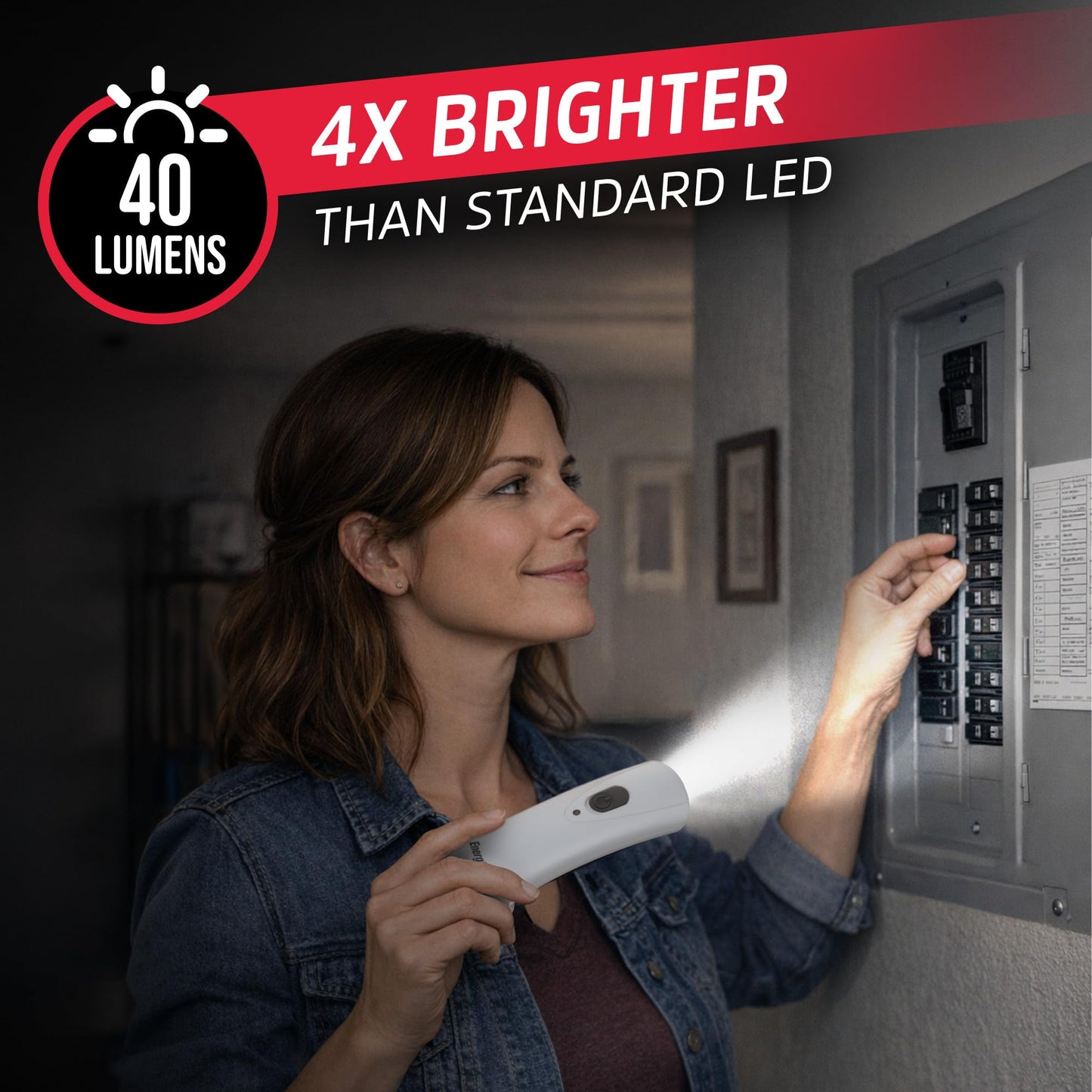 Energizer Weatheready Rechargeable Compact Handheld Light, Plug-in Rechargeable LED Light, Automatic Turn-On Emergency Flashlight, Built-in Rechargeable Battery Included, 3 Count 🍁 All In One Marketplace Canada
