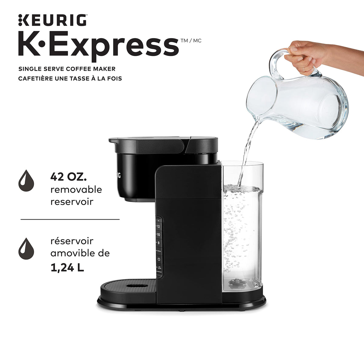 Keurig K-Express Single Serve K-Cup Pod Coffee Maker, Black, With A Removable Reservoir And Strong Button Function 🍁 All In One Marketplace Canada