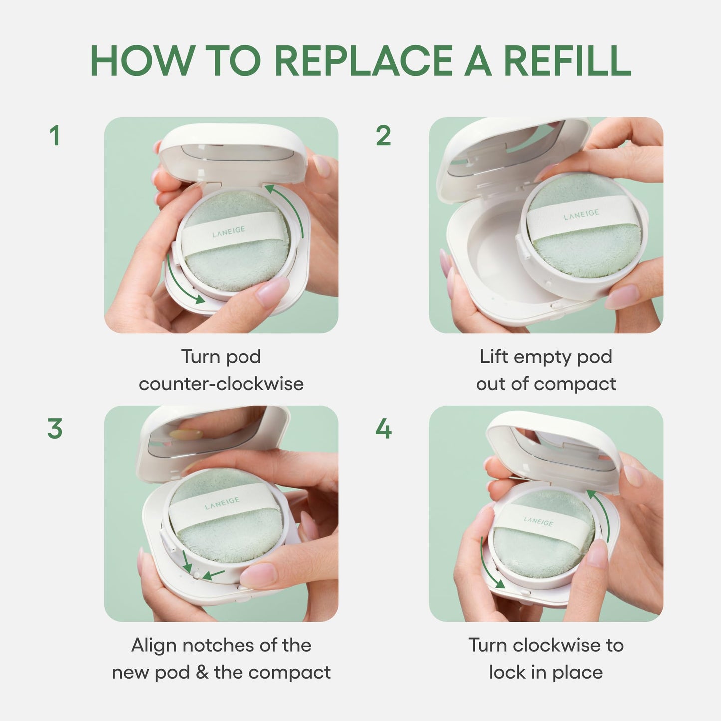 LANEIGE Neo Blurring Powder Refill: Lightweight, Travel-Friendly Compact for Oil Control, Smoothing & Blurring with Mint & Chamomile 🍁 All In One Marketplace Canada