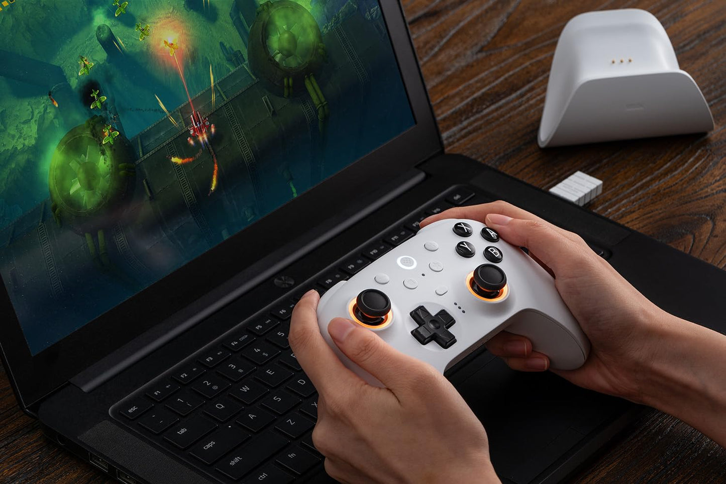 8BitDo Ultimate 2 Bluetooth Controller for Switch/Switch 2 & Windows PC, Switch Pro Controller with TMR Joysticks, Switchable Hall Effect/Tactile Triggers, Vibration and Motion Control - Black 🍁 All In One Marketplace Canada