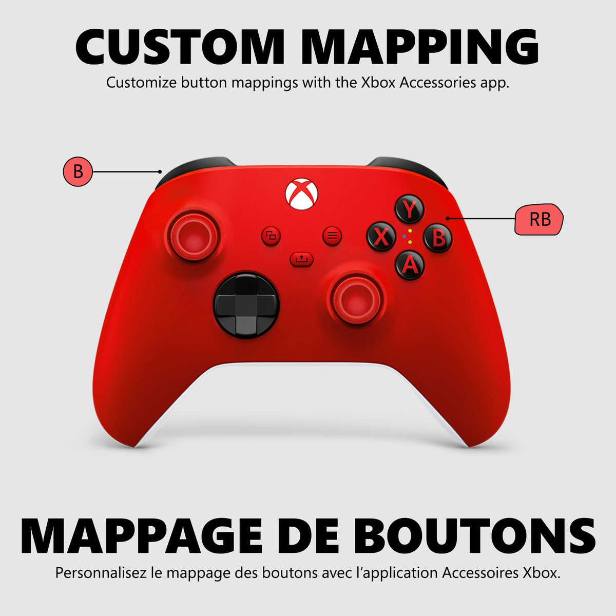 XBOX Core Wireless Gaming Controller – Pulse Red for Series X|S, One, Windows PC, Android, and iOS 🍁 All In One Marketplace Canada