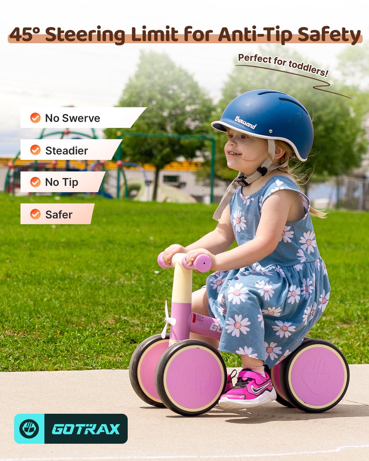 Gotrax Baby Balance Bike, 7" Silent Wheels, First Gift for Toddlers 1-2 🍁 All In One Marketplace Canada