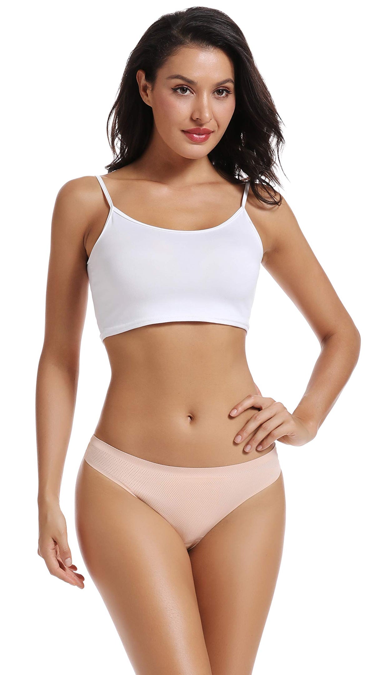 VOENXE Seamless Women Underwear Thongs,No Show Ladies Panties,Breathable Active Sports Thong,Invisible Workout Undies 5 Pack 🍁 All In One Marketplace Canada
