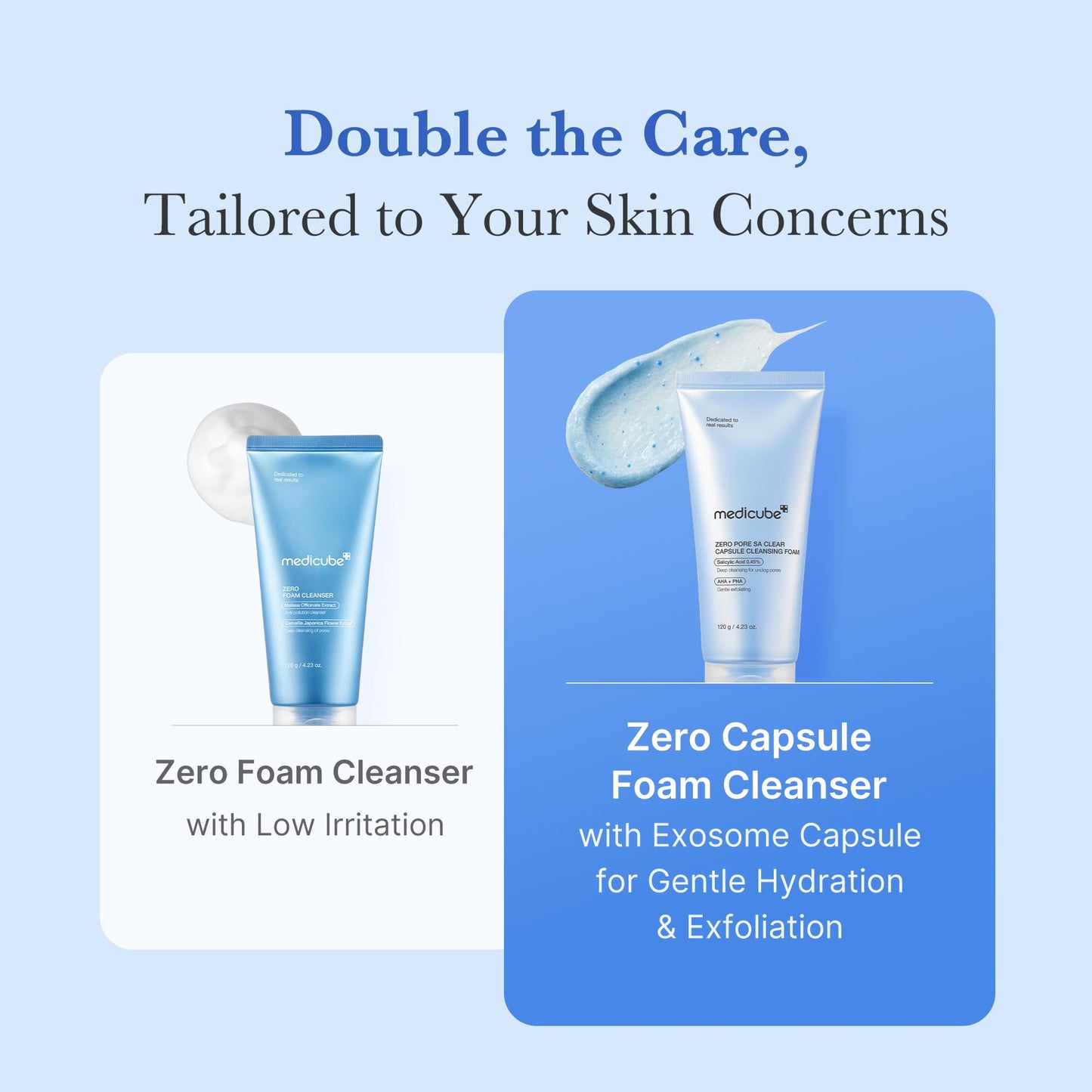 medicube Zero Pore Clear Blue Capsule Facial Deep Cleanser for Skin Texture, Blackhead & Pore Care | AHA, BHA & PHA for Double Cleansing, Daily Gentle Face Wash, Korean Skincare | 120g / 4.23 oz 🍁 All In One Marketplace Canada