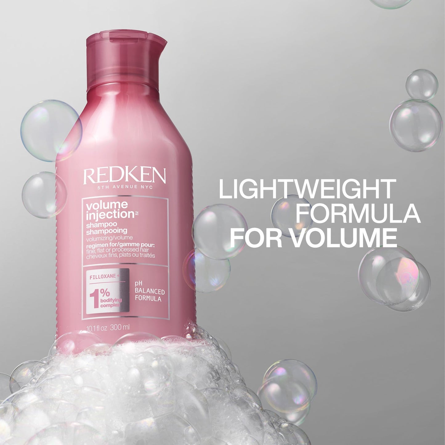 Redken Volume Injection, Volume Conditioner For Fine Flat Hair, Lightweight Moisture, Soft And Shiny Finish for Voluminous Hair, Paraben-Free, 300ml 🍁 All In One Marketplace Canada