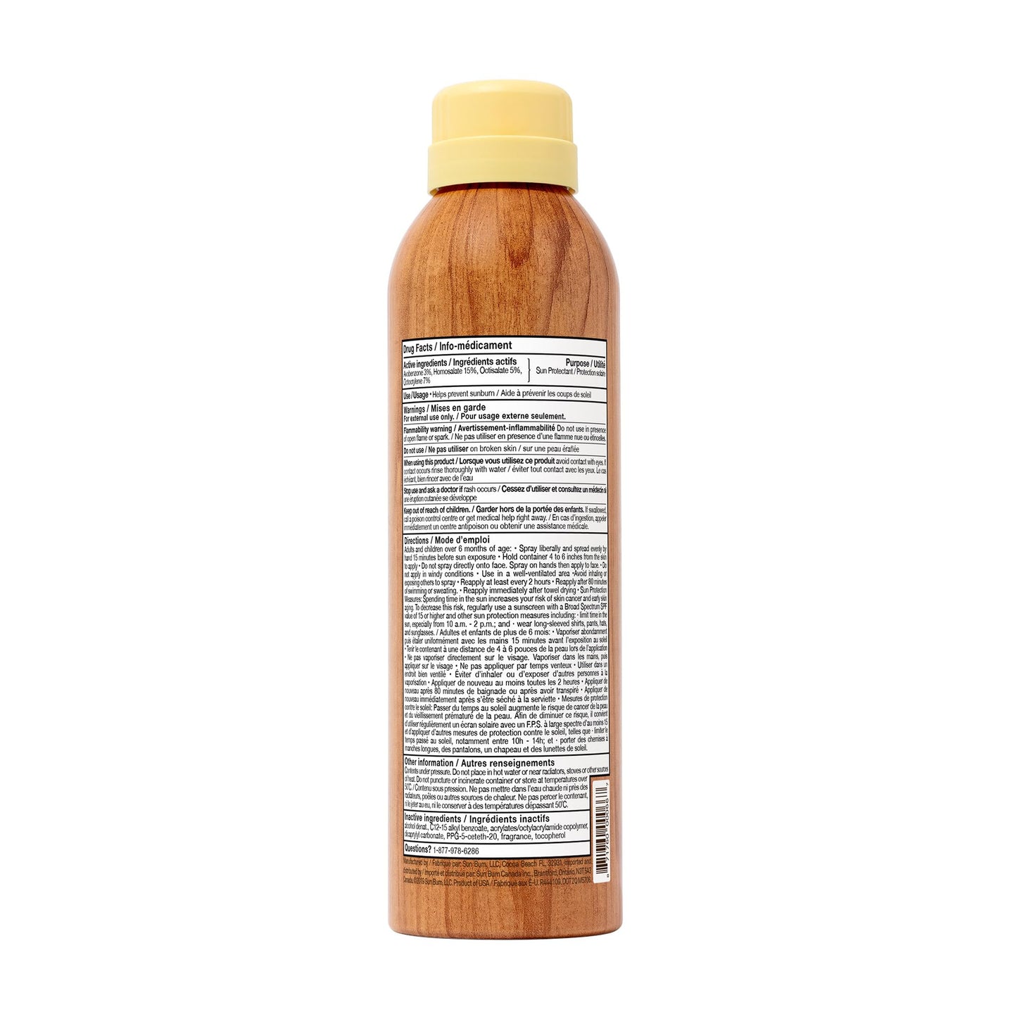 Sun Bum Original SPF 50 Sunscreen Spray, Vegan and Reef Friendly (Octinoxate & Oxybenzone Free) Broad Spectrum Moisturizing UVA/UVB Sunscreen with Vitamin E, 6 oz 🍁 All In One Marketplace Canada