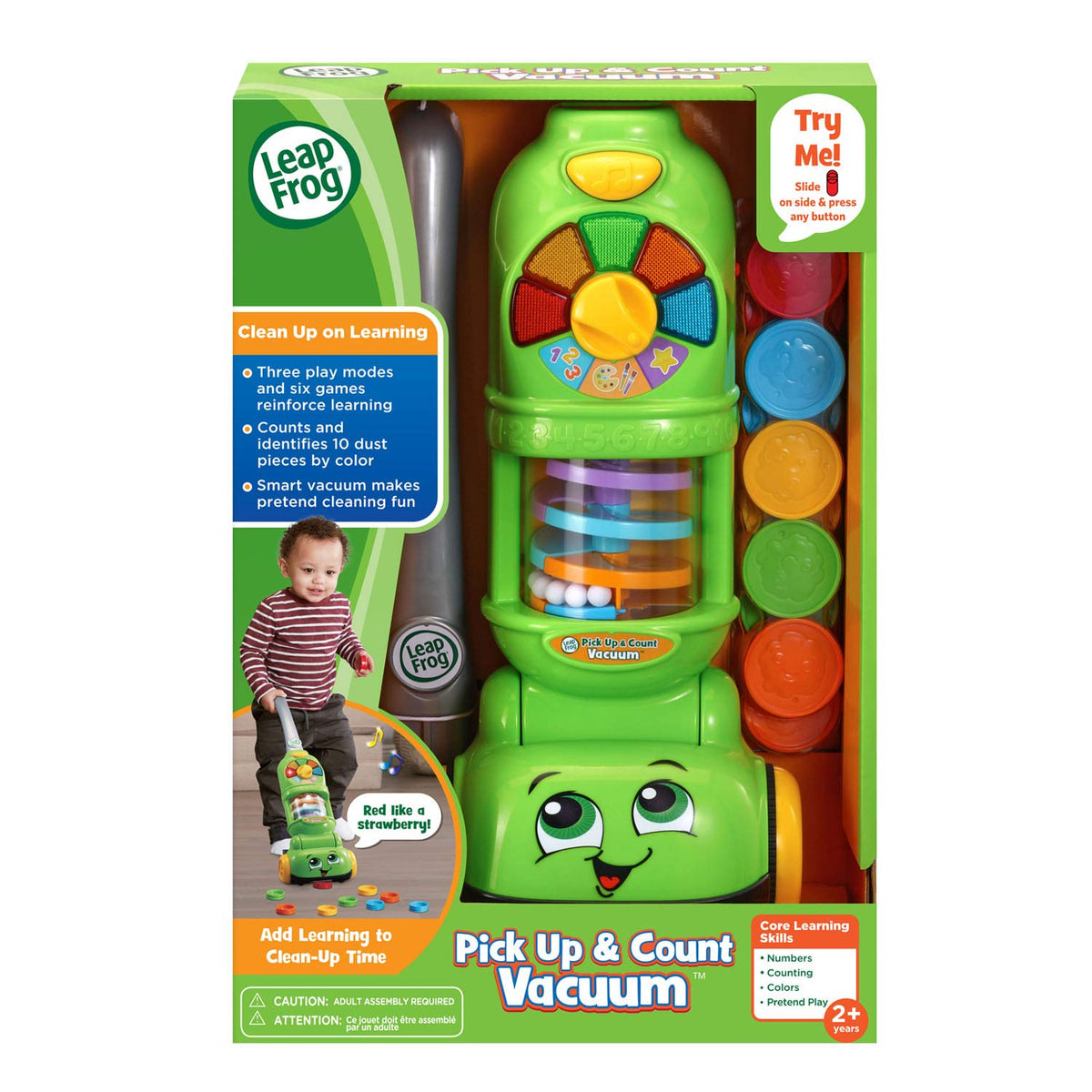 LeapFrog Pick Up and Count Vacuum, Green 🍁 All In One Marketplace Canada