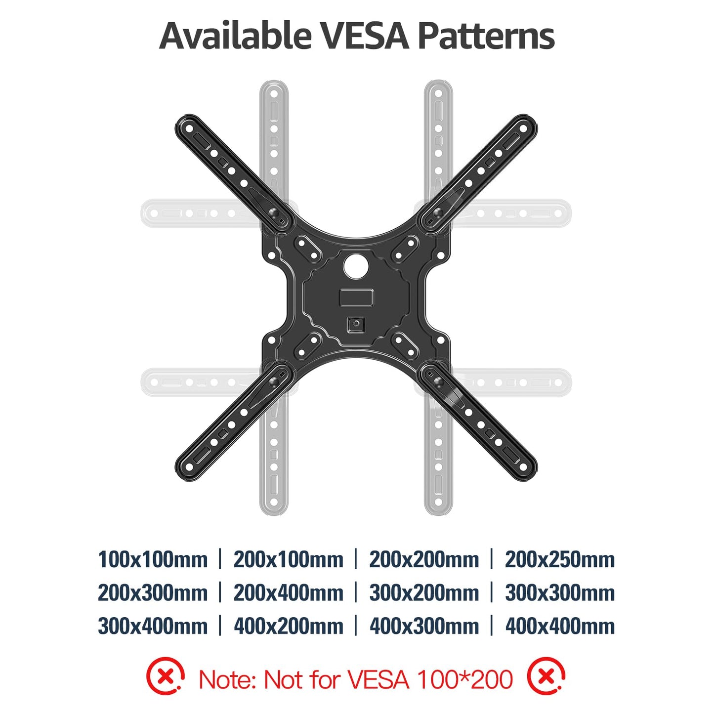 MOUNTUP TV Wall Mounts for Most 26-60 Inches TVs, Full Motion TV Bracket with Swivel and Extension, Articulating Arms, Tilt, Leveling, Single Stud Design, Max VESA 400x400mm up to 77lbs, MU0009 🍁 All In One Marketplace Canada