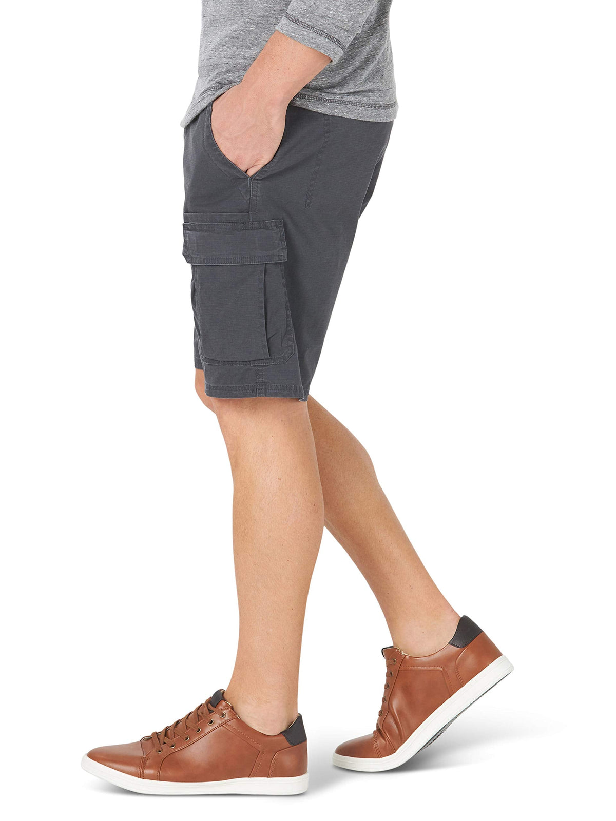 Wrangler Authentics Men's Classic Cargo Stretch Short, Anthracite, 33 🍁 All In One Marketplace Canada
