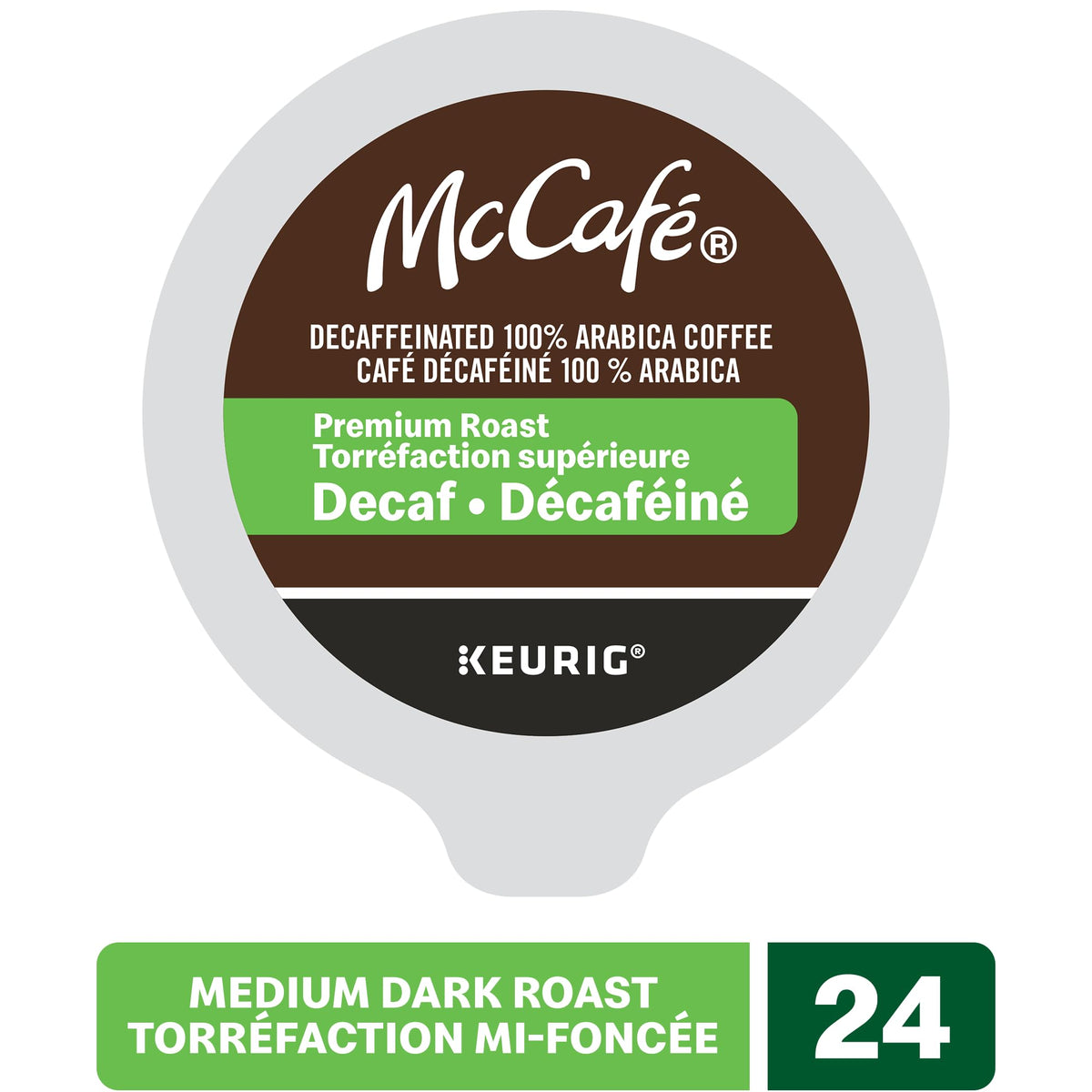 McCafé Premium Medium Dark Roast, Decaf, K-Cup Coffee Pods, 24 Count 🍁 All In One Marketplace Canada