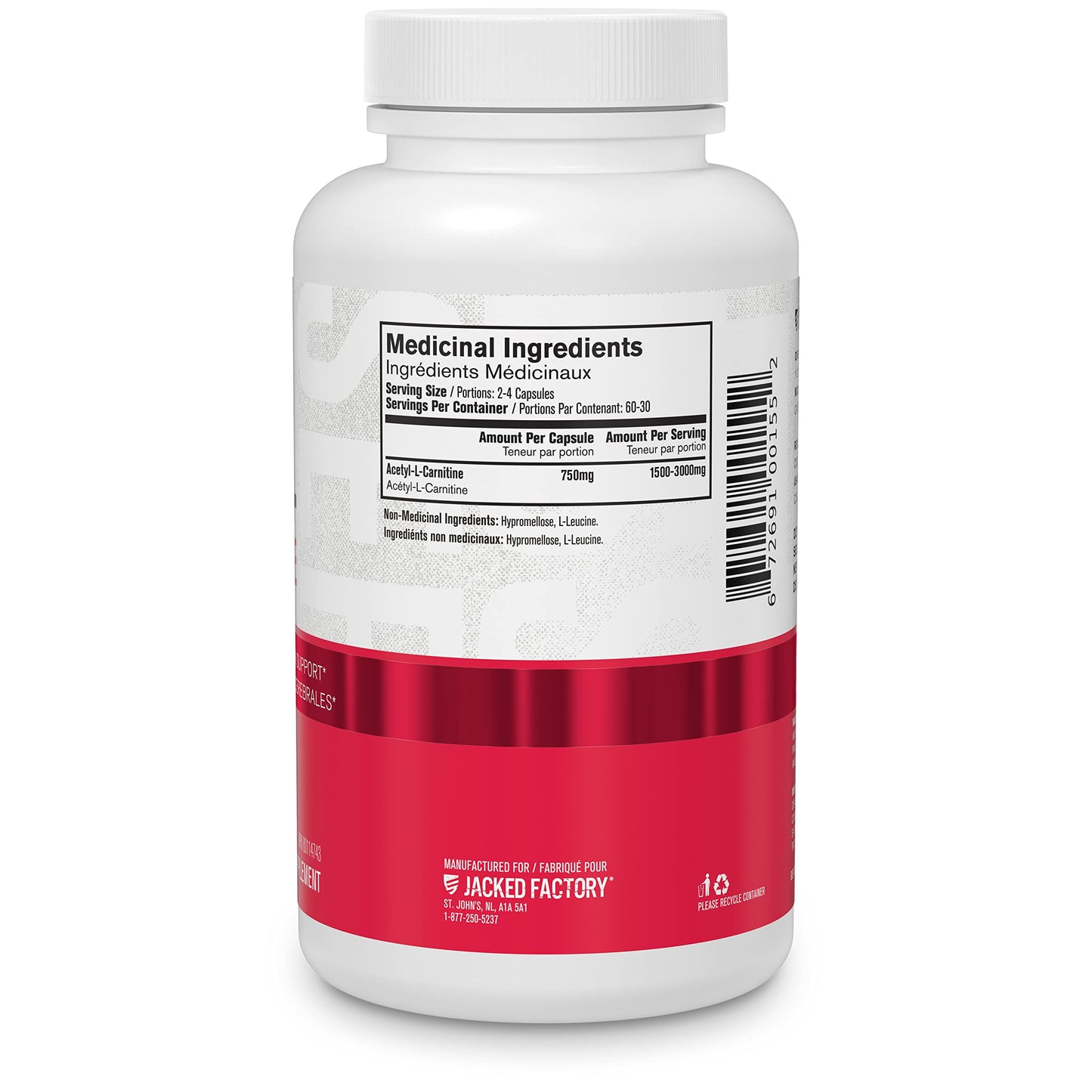 Acetyl L Carnitine Supplement 750mg - Extra Strength L-Carnitine (ALCAR) for Energy, Mood Improvement, Memory & More - 120 Capsules 🍁 All In One Marketplace Canada