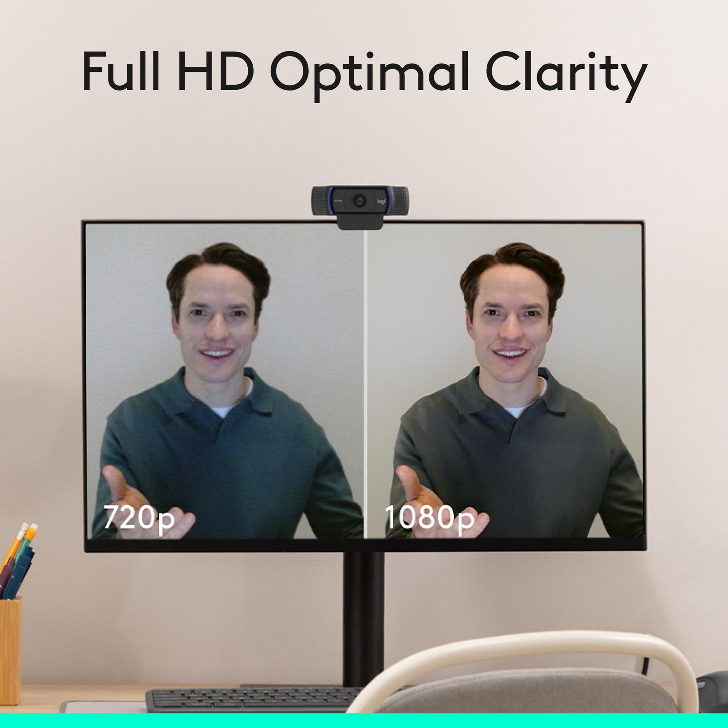 Logitech C920x HD Pro PC Webcam, Full HD 1080p/30fps Video, Clear Audio, HD Light Correction, Works with Microsoft Teams, Google Meet, Zoom, Nintendo Switch 2’s New GameChat Mode, Mac/Tablet- Black 🍁 All In One Marketplace Canada
