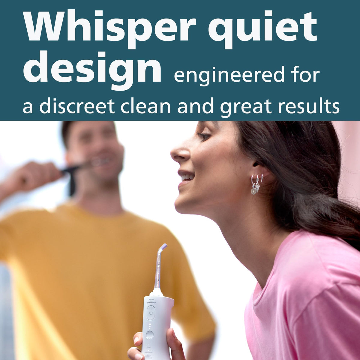 Philips Sonicare Power Flosser 3000 Cordless, Oral Irrigator Quad Stream technology and whisper quiet, Black, HX3826/23 🍁 All In One Marketplace Canada
