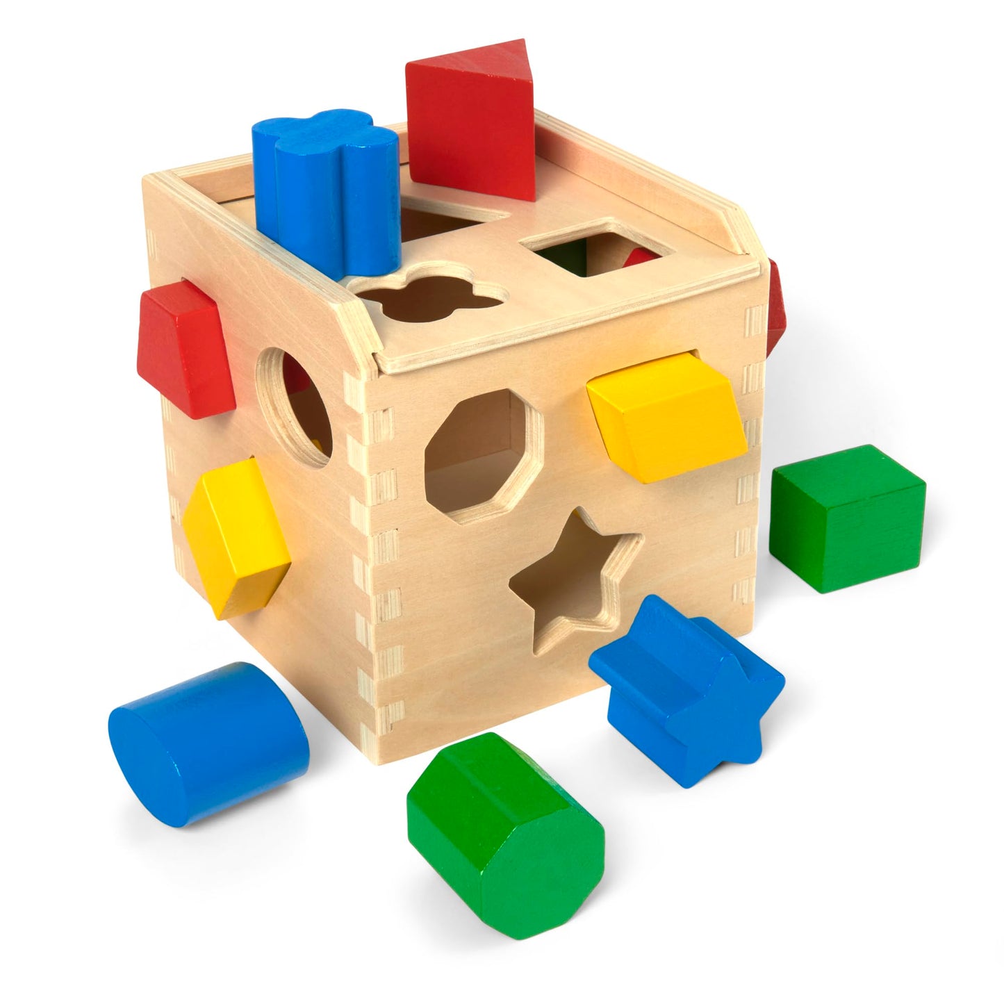 Melissa & Doug Shape Sorting Cube Wooden Classic Educational Toy 🍁 All In One Marketplace Canada