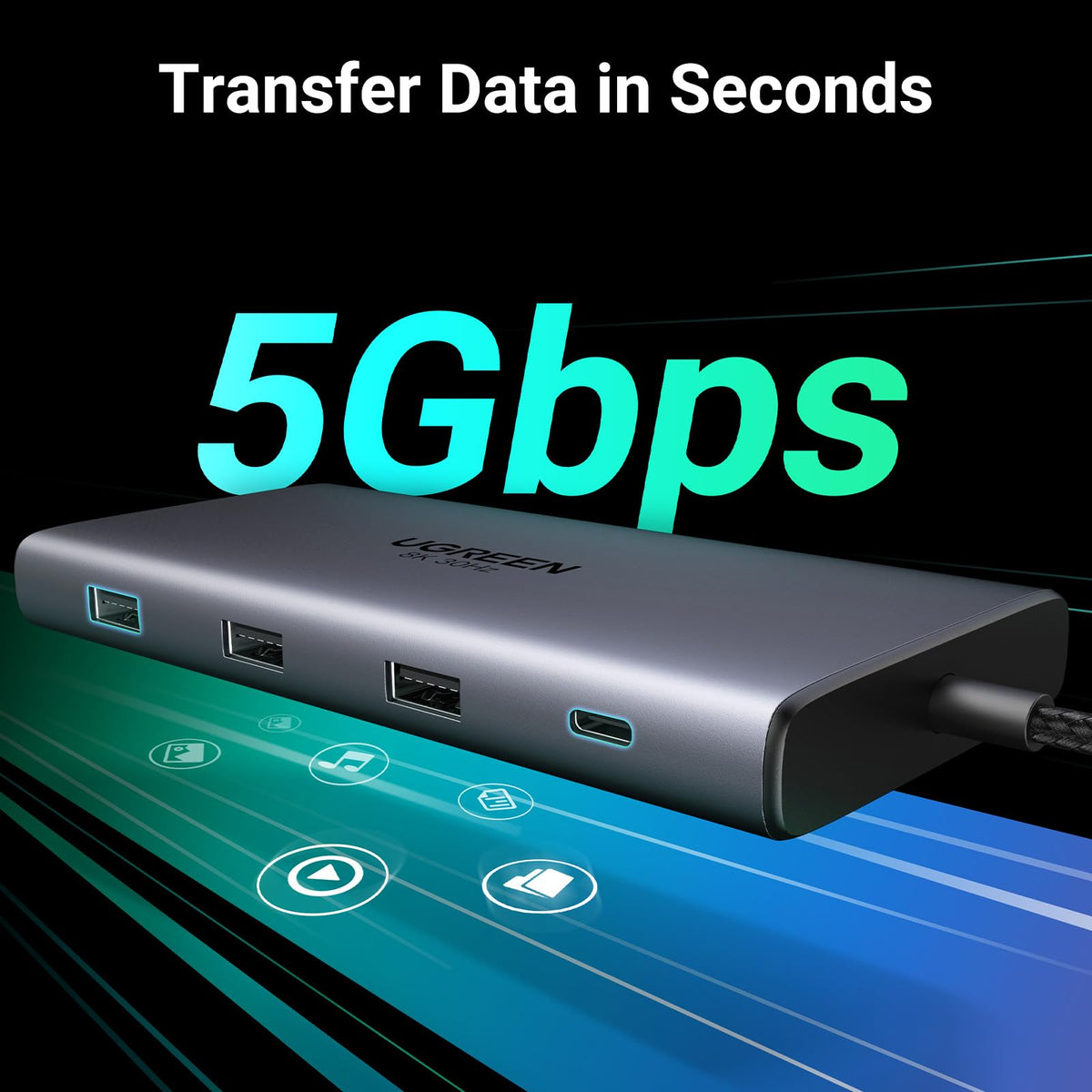 UGREEN 10 in 1 Docking Station for Laptop Dual Monitor, Revodok Pro 210 with Single 8K@30Hz, Dual 4K@60Hz, 100W PD, 1Gbps Ethernet, SD/TF, 5Gbps USB, USB C Hub for MacBook Air/Pro, ASUS, HP, XPS13&15 🍁 All In One Marketplace Canada