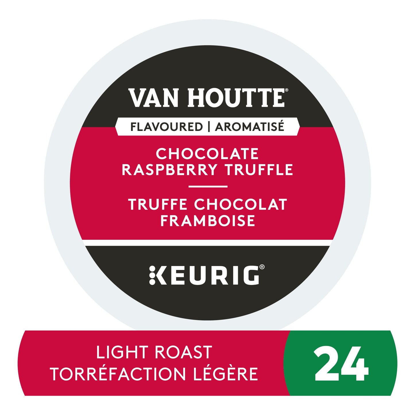 Van Houtte Raspberry Chocolate Truffle Coffee, K-Cup Portion Pack for Keurig Brewers (24 Count) 🍁 All In One Marketplace Canada