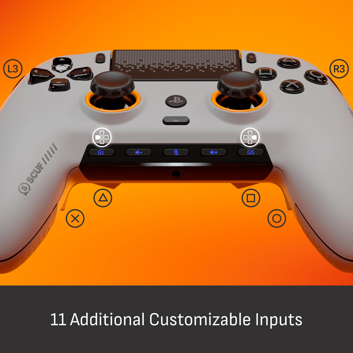 SCUF OMEGA PS5 Wireless Performance Controller – Officially Licensed, 11 Custom Inputs, Instant Triggers, Low Latency, TMR Durable Thumbsticks – Windows PC Compatible – Light Gray 🍁 All In One Marketplace Canada