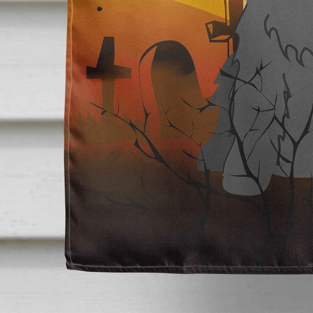 Caroline's Treasures BB4358CHF Halloween Cocker Spaniel Black Flag Canvas House Size, Large, Multicolor